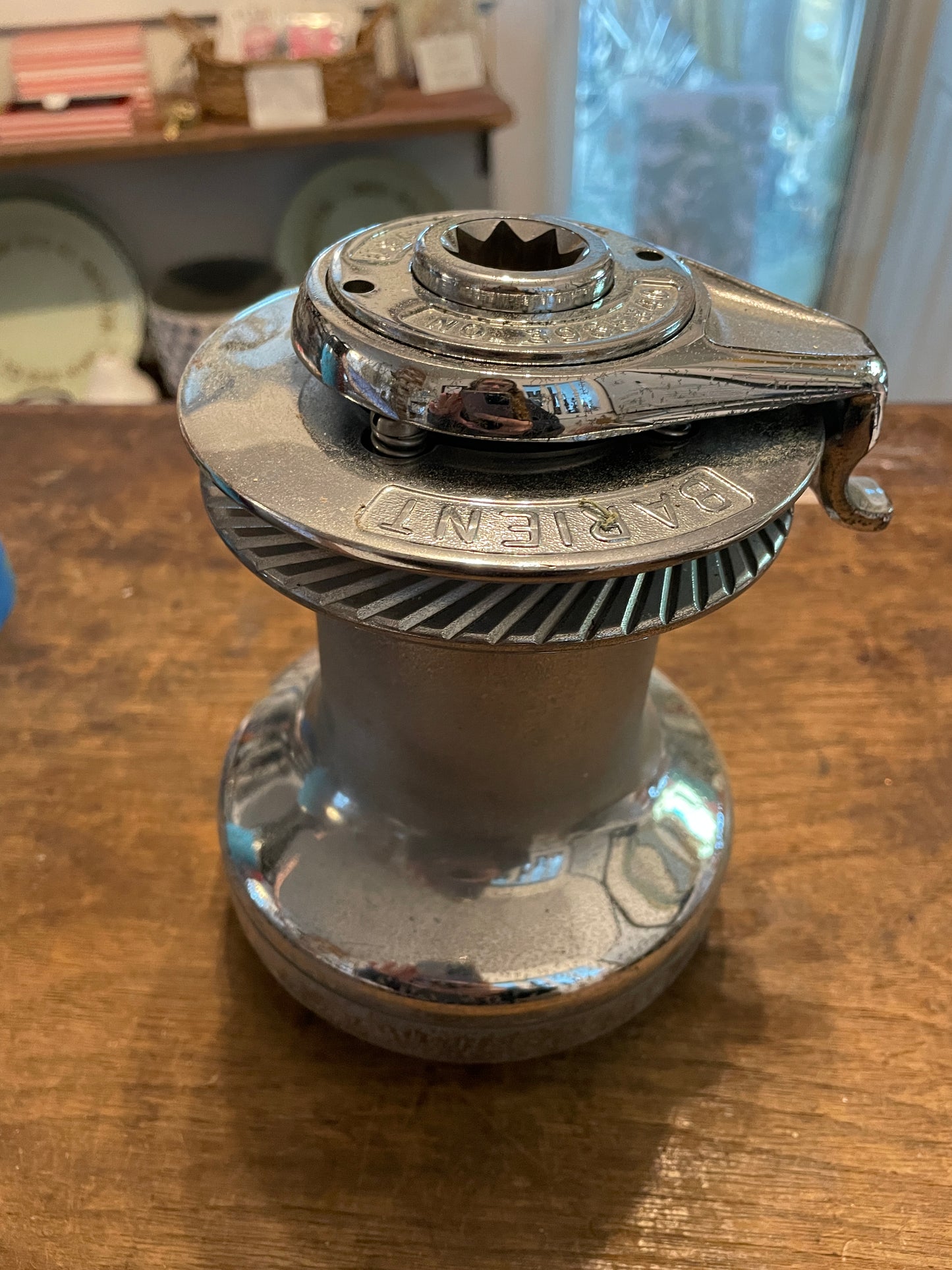 Chromed Barient 17 Single Speed Self Tailing Winch