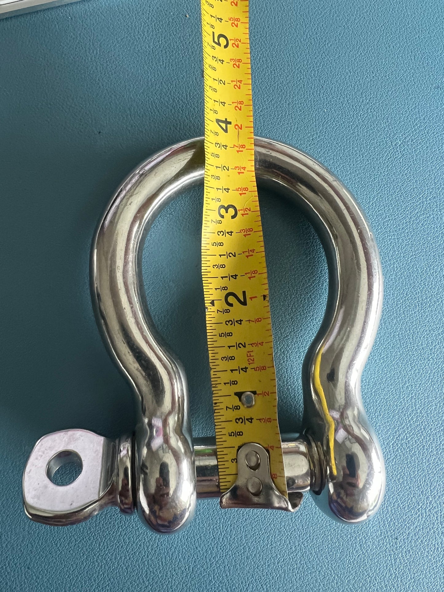 1/2 Inch Screw Anchor Rigging Bow Shackle Stainless Steel Marine Boat
3" Diameter