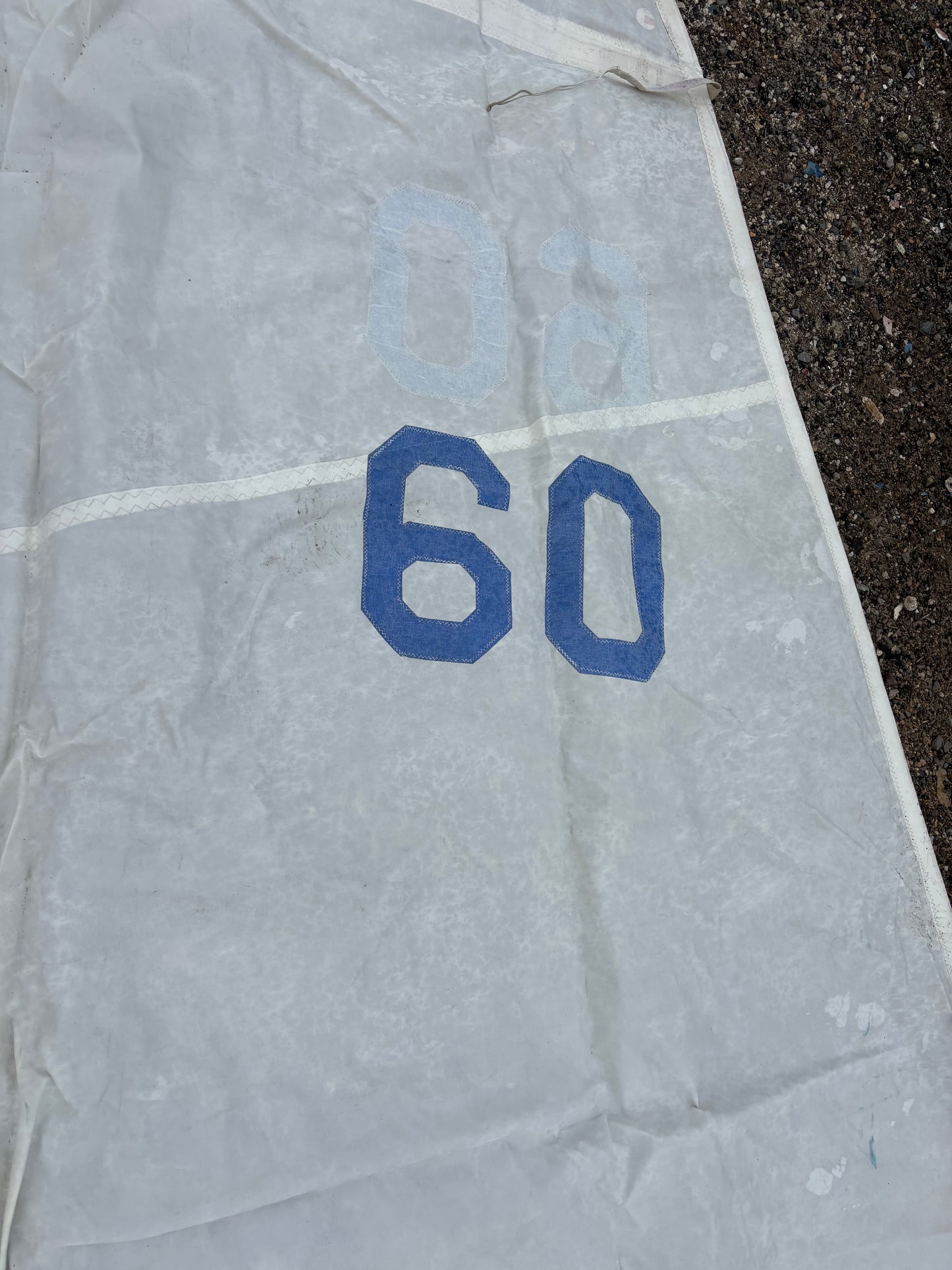 60 Sabre 28 Mainsail with logo