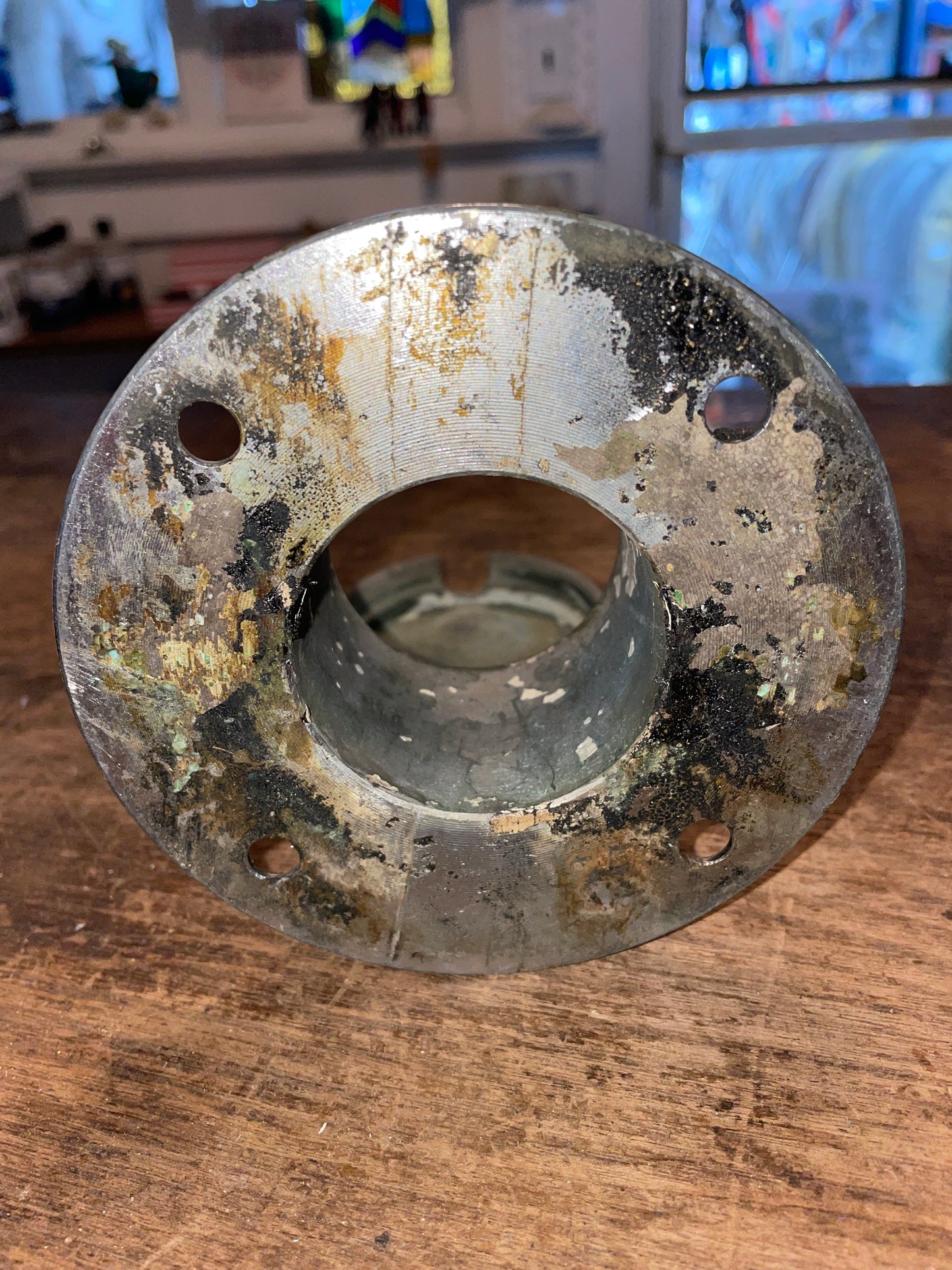 Bronze Round Anchor Hawse- 4 3/4” Base