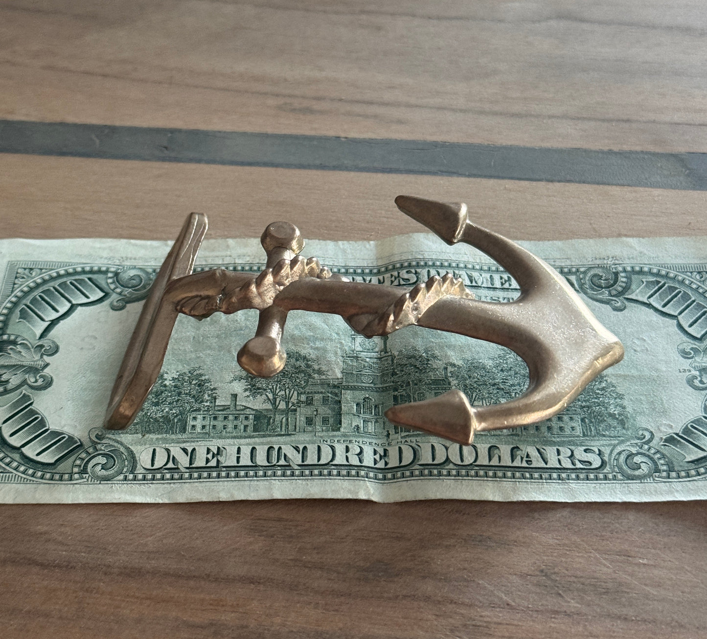 Bronze Anchor Belt Buckle