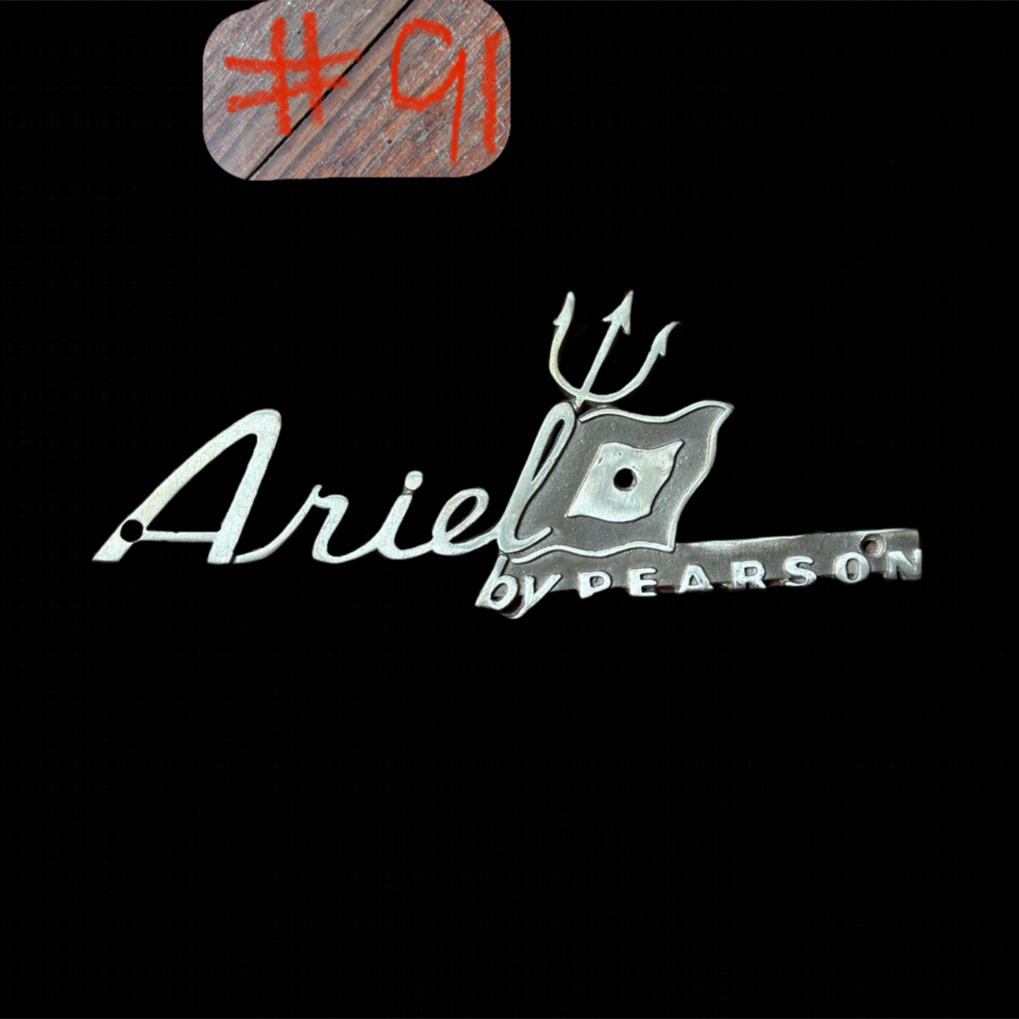 Ariel by Pearson logo on a black background with '#91' in red above.