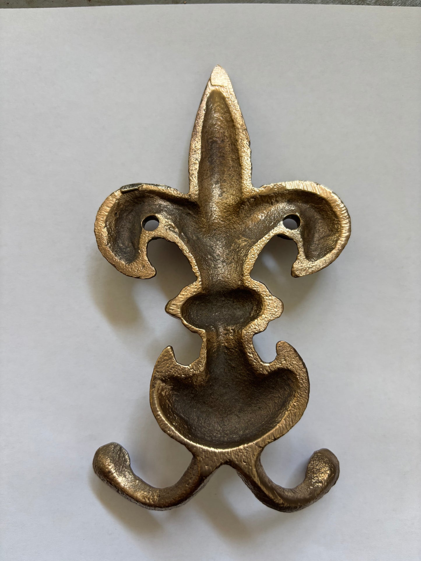 Bronze Decorative Fleur -de-lis Hook