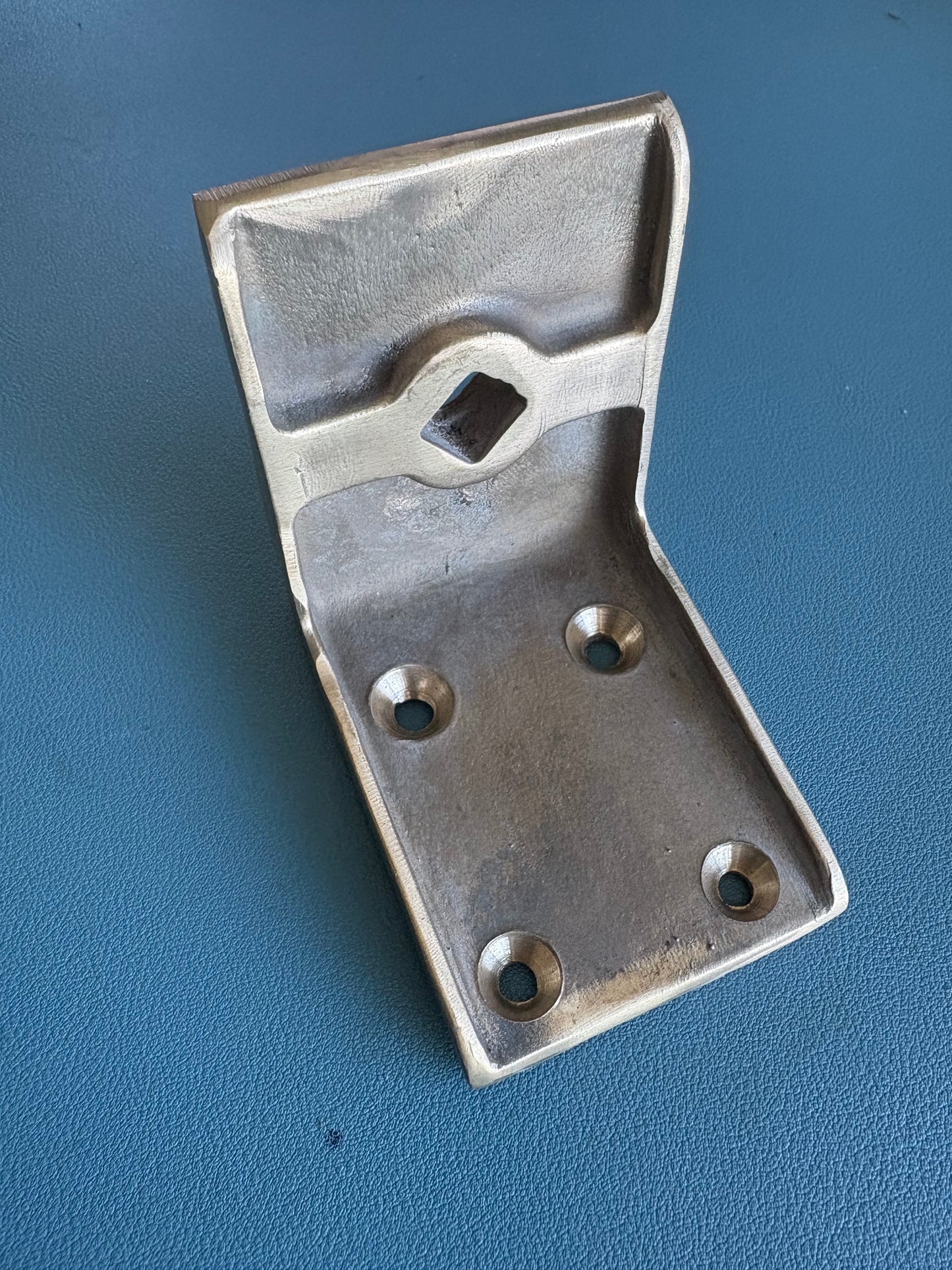 Bronze Sailing Canoe Leaboard Bracket