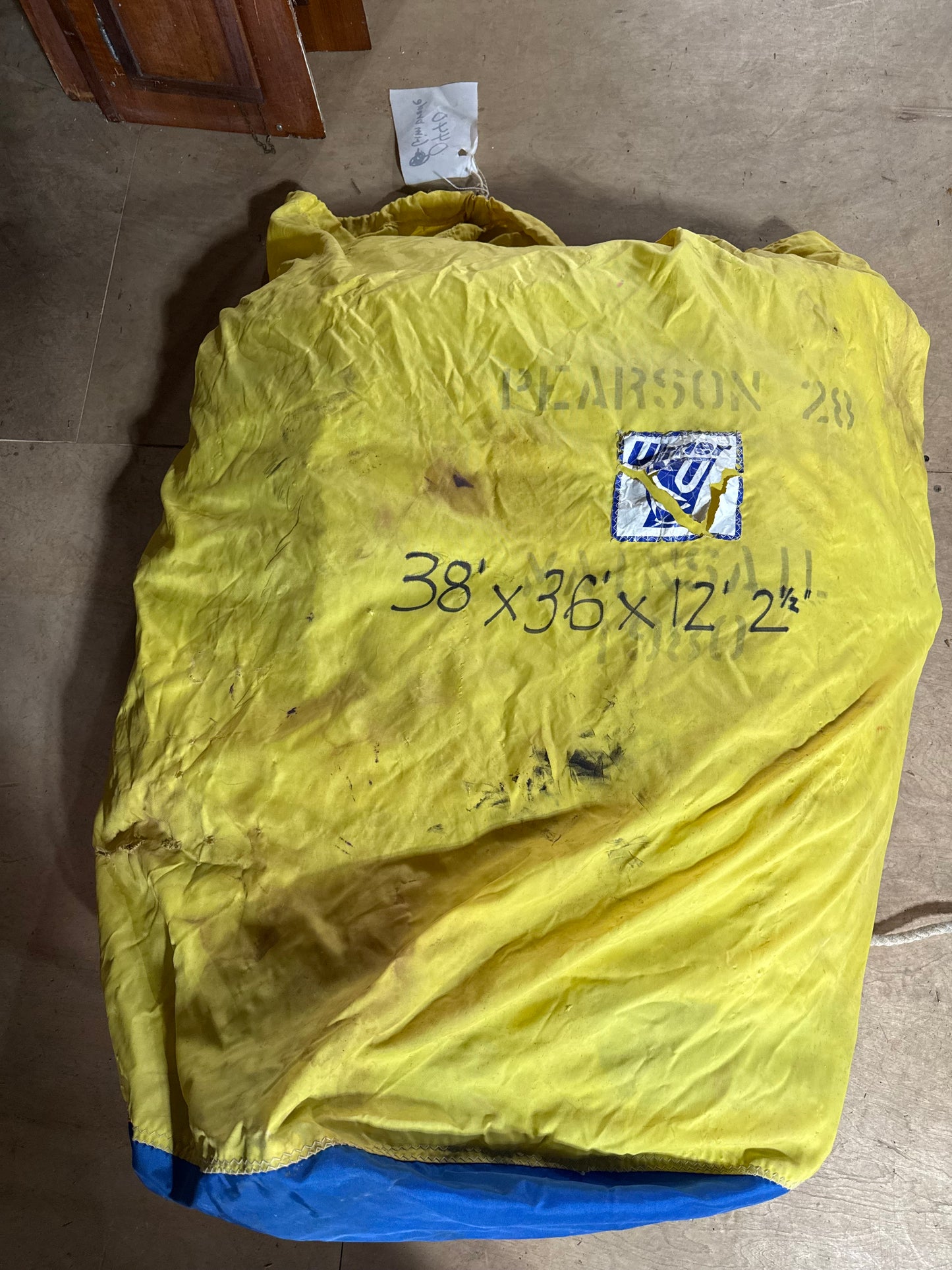 Crealock 37 Main Sail - 38' x 36' x 12'3"