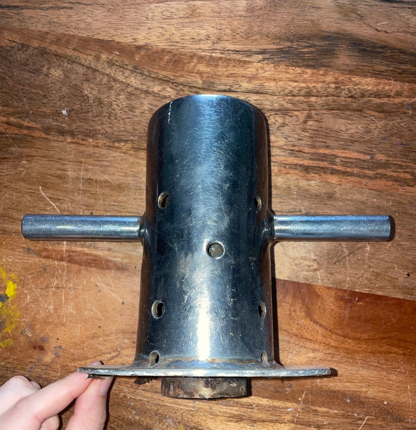 Stainless Steel Hollow Bollard Cleat - 5 3/8” Base