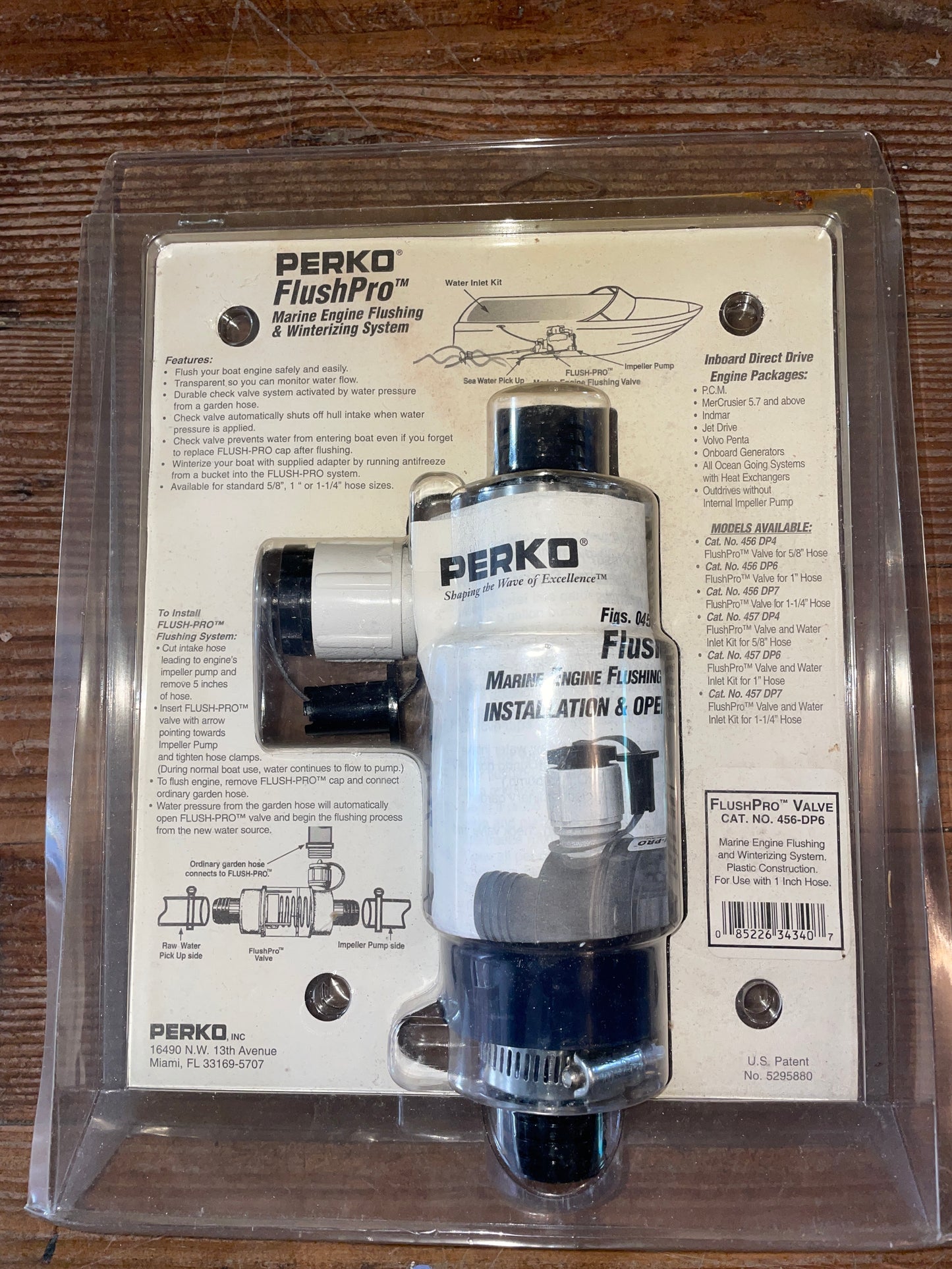 Perko FlushPro Valve # 456 DP6- NEW