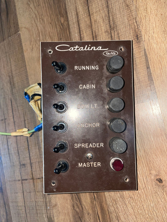 Catalina Yachts  6 Switch Panel OFF Catalina 25