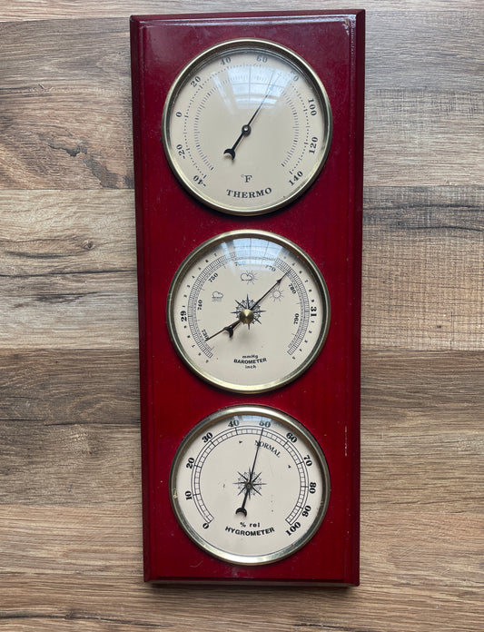 Thermostat, Barometer, Hygrometer Weather Station