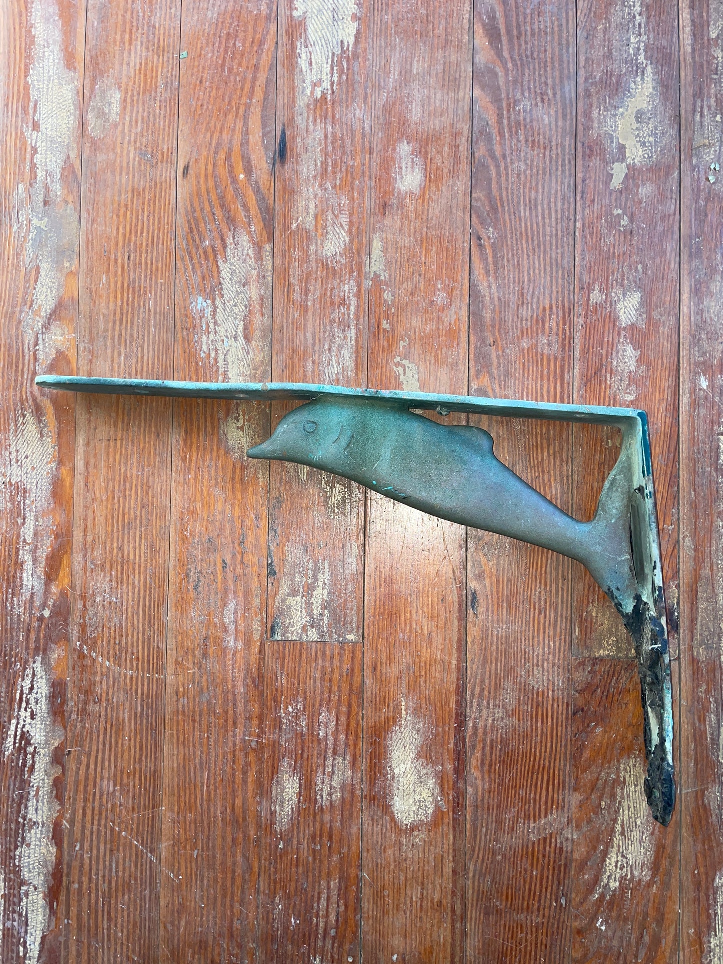 Solid Bronze Dolphin Swim Platform Bracket