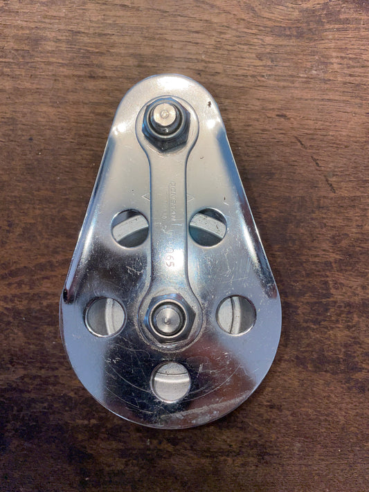 Large Ronstan Fixed Single 3” Sheave Block- 9/16” Line