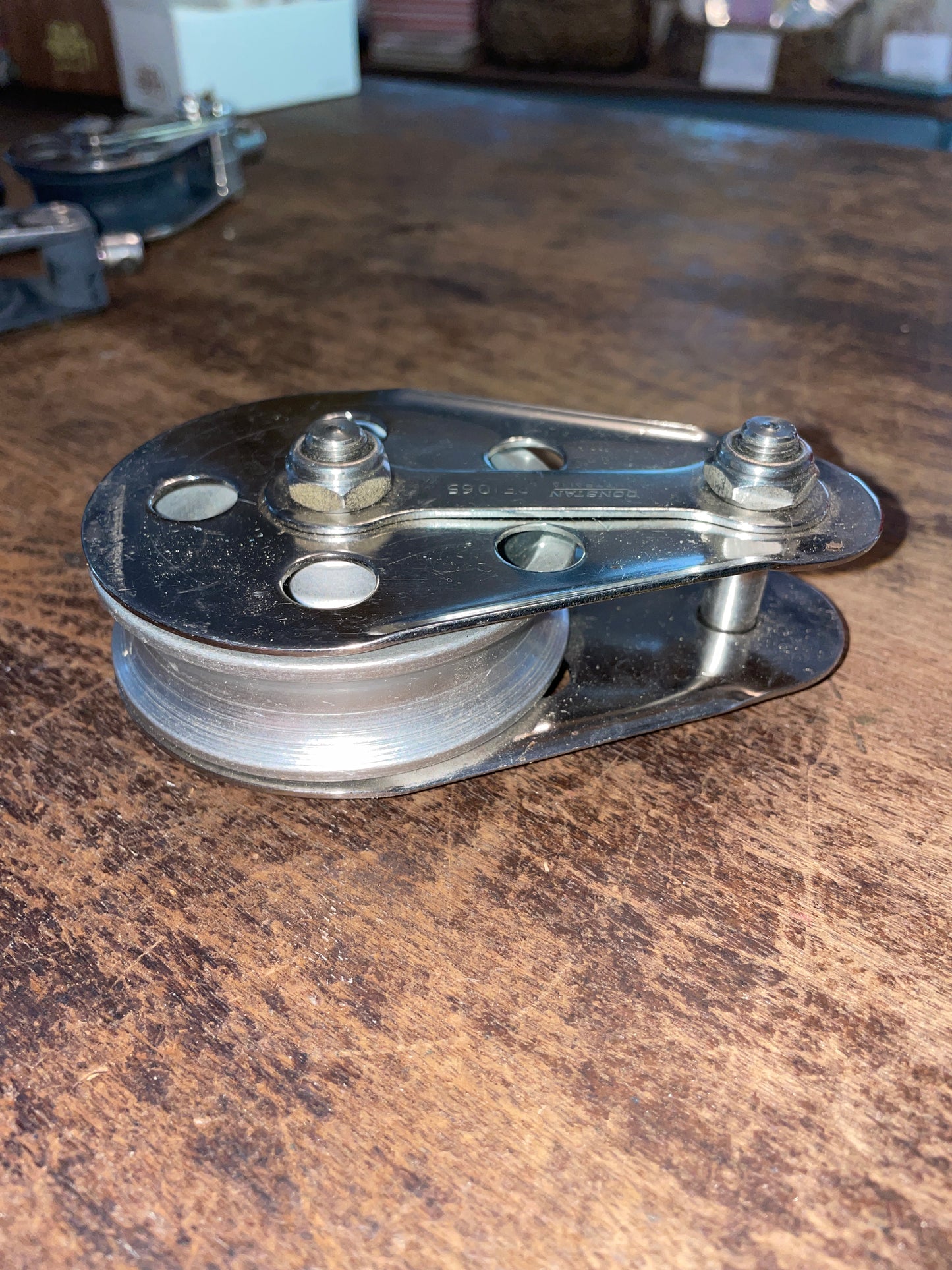 Large Ronstan Fixed Single 3” Sheave Block- 9/16” Line