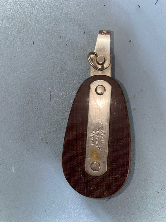 Tufnol 1 5/8" Sheave Fixed Block With Shackle - 3/8" Line