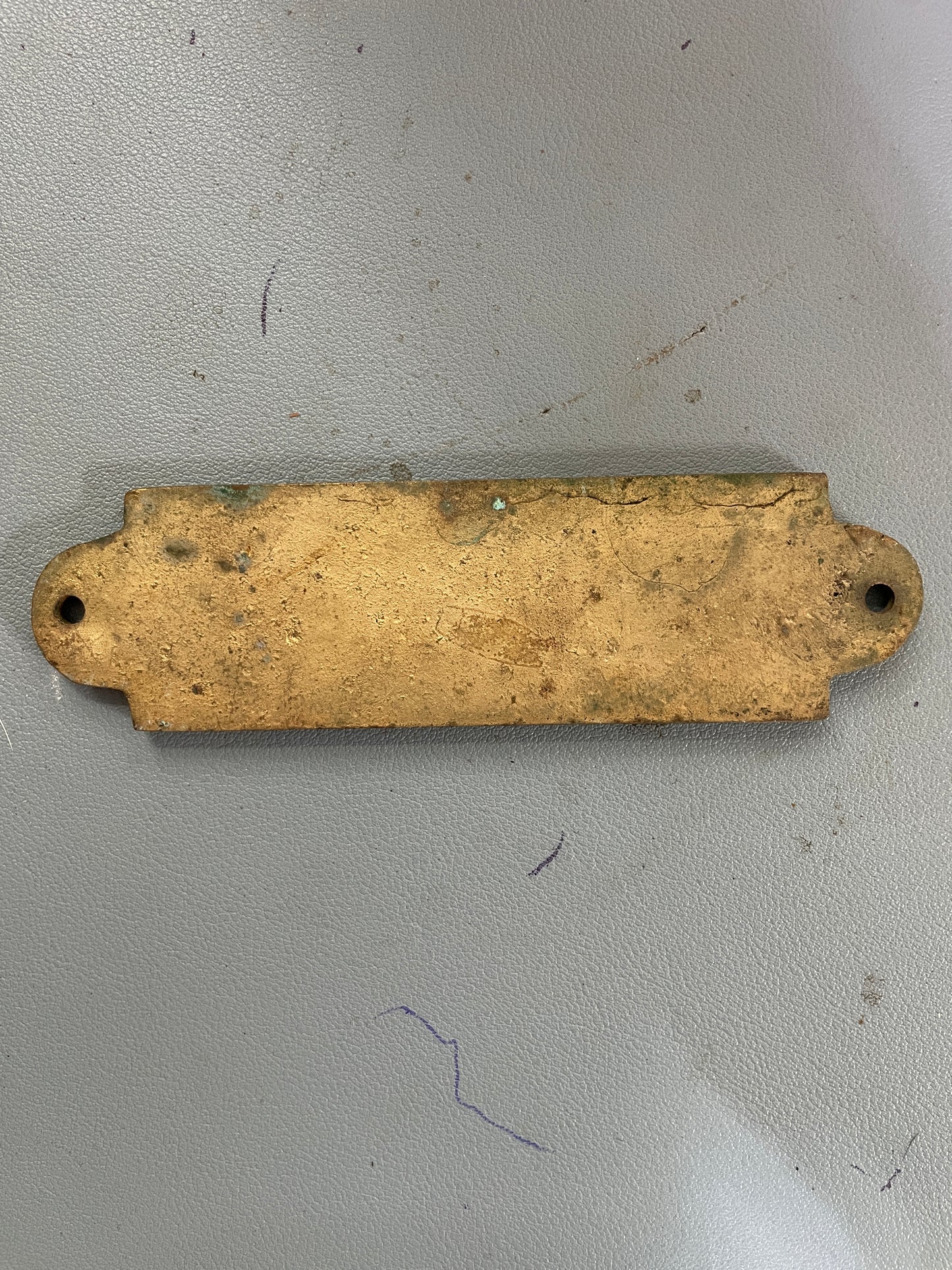 Brass Exit Plaque