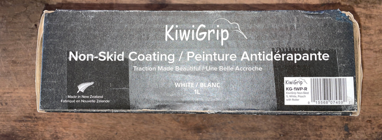 Brand New White 1 Liter Kiwi Grip