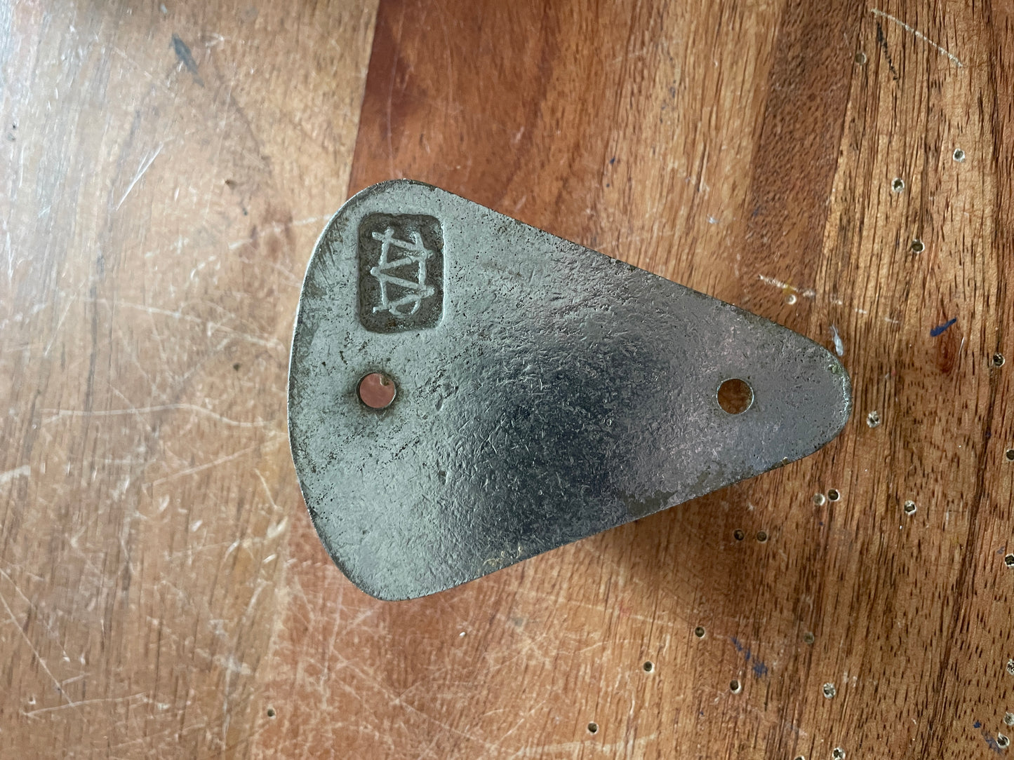 Chromed Bronze Wilcox Crittenden Anchor Chock Piece