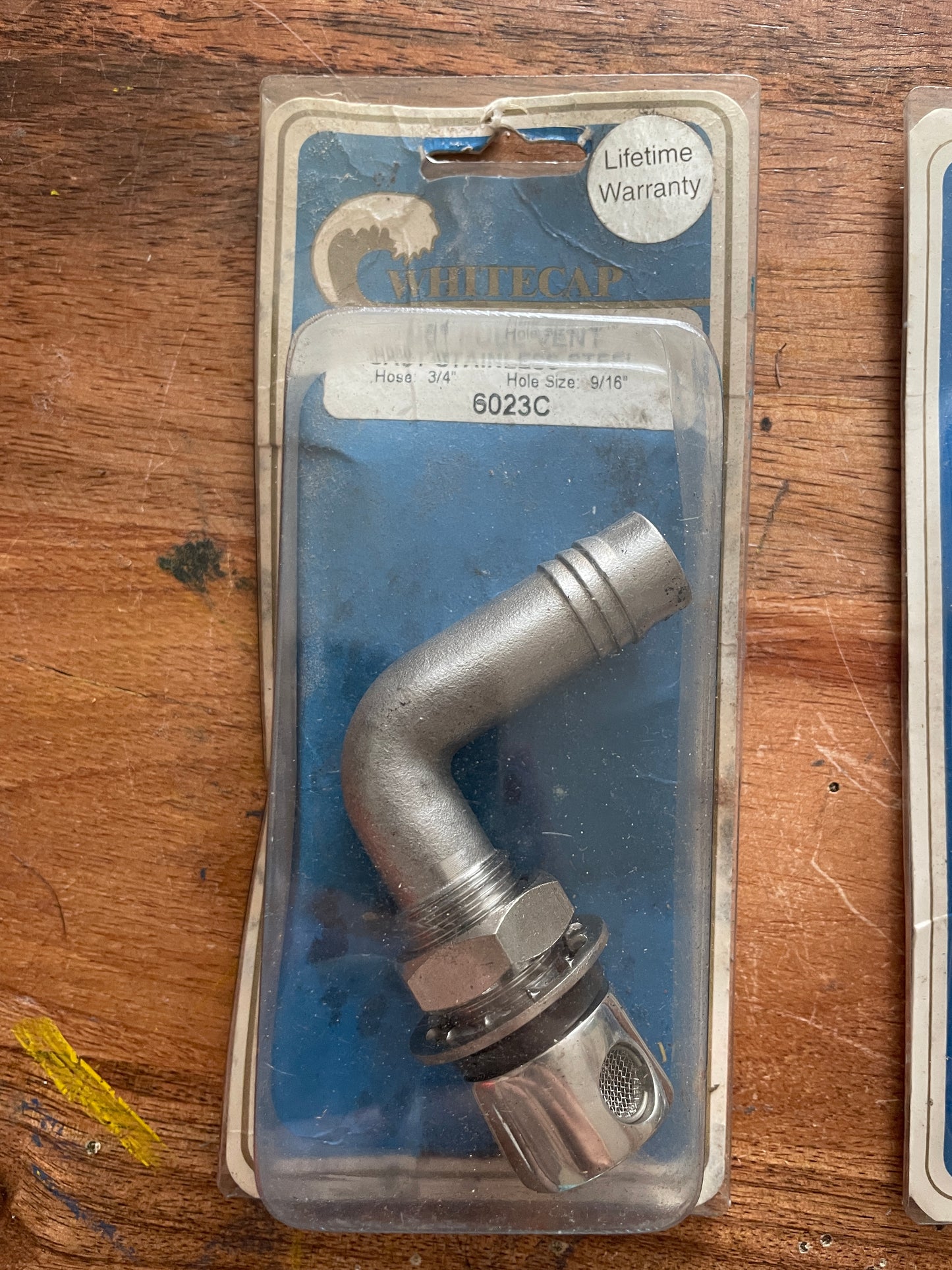 Whitecap 90 Degree Fuel Vent Stainless Steel - 2 SIZES AVAILABLE