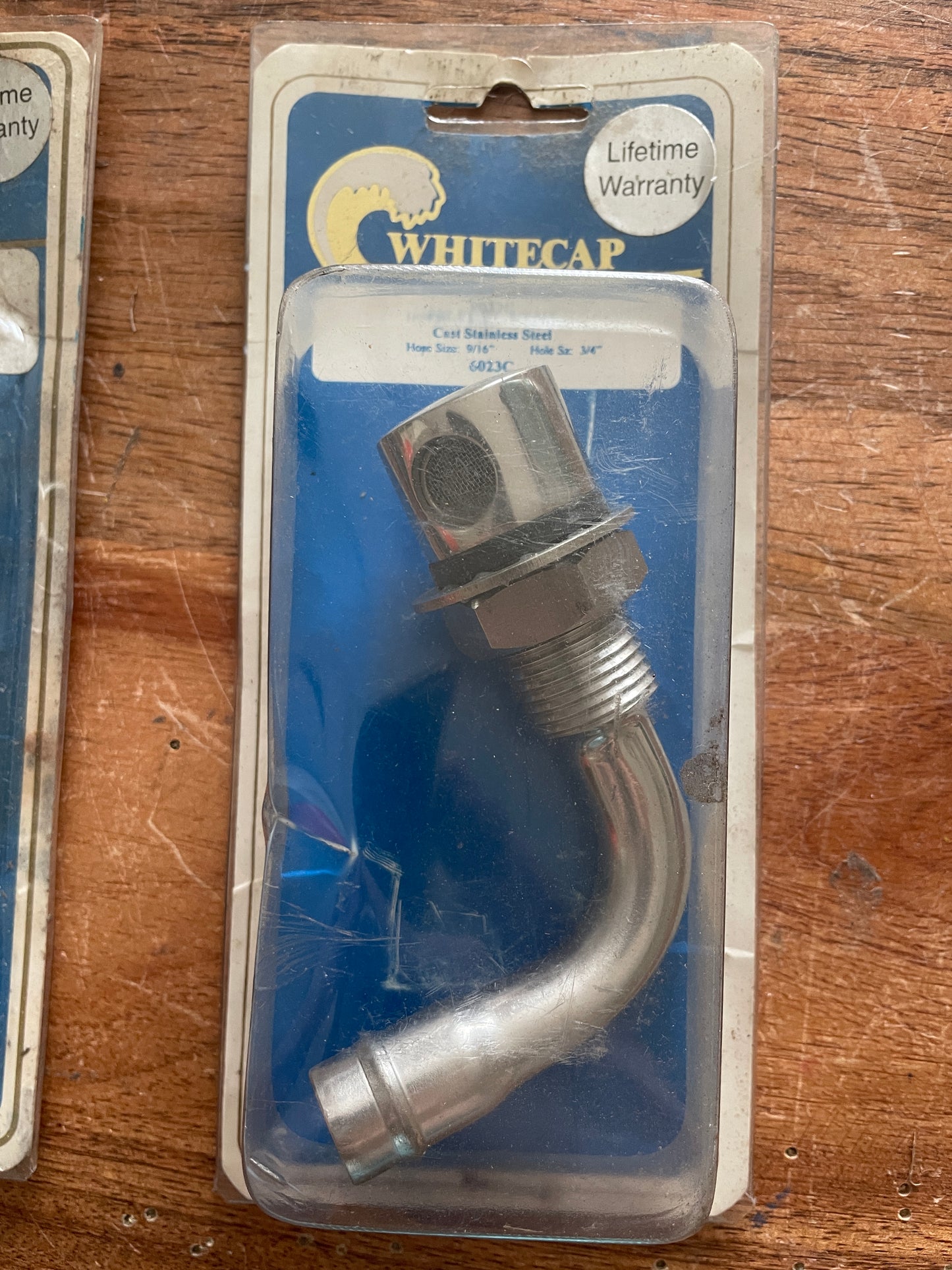 Whitecap 90 Degree Fuel Vent Stainless Steel - 2 SIZES AVAILABLE