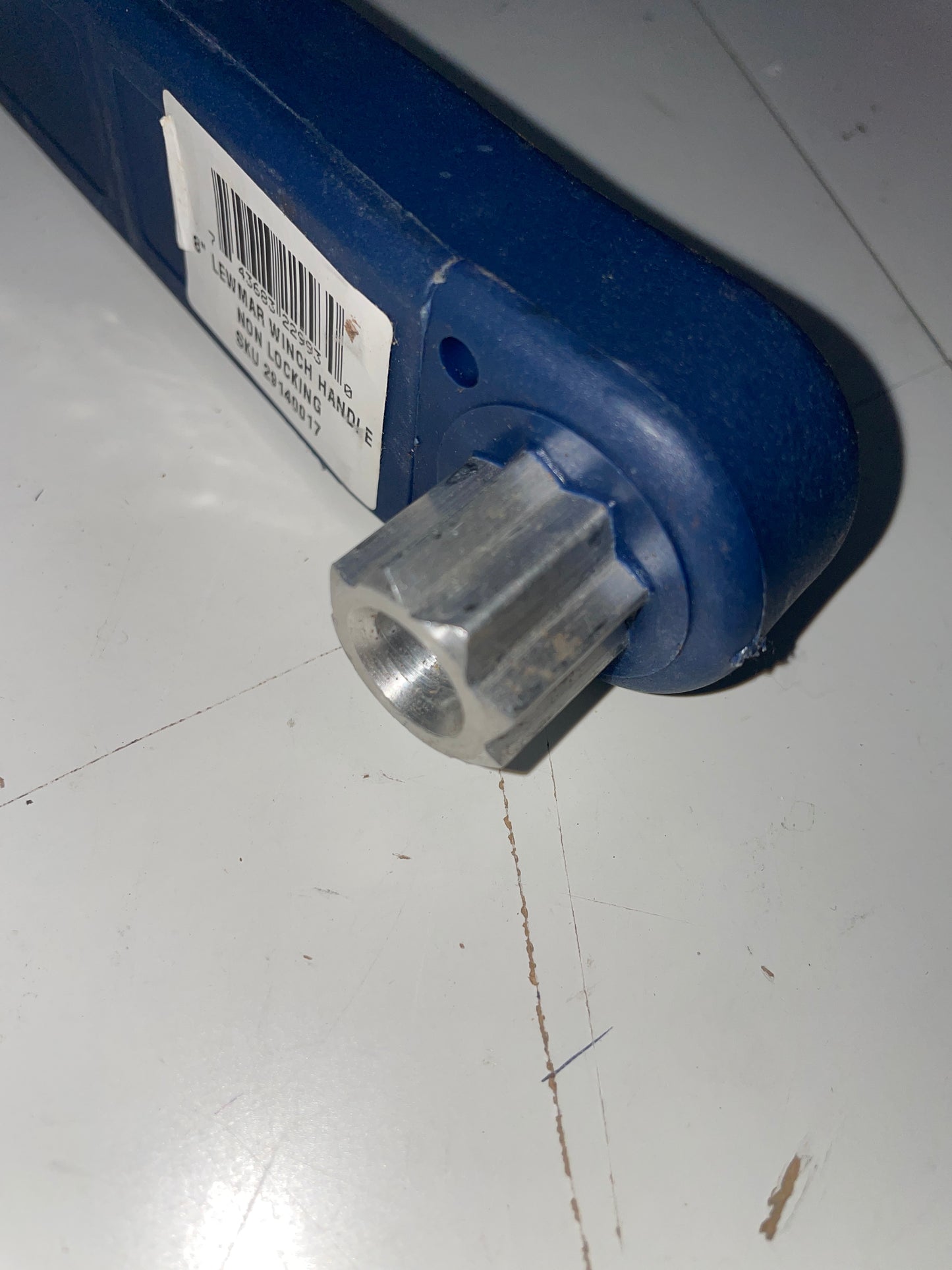 8" Navy Floating Lewmar Winch Handle - Like New