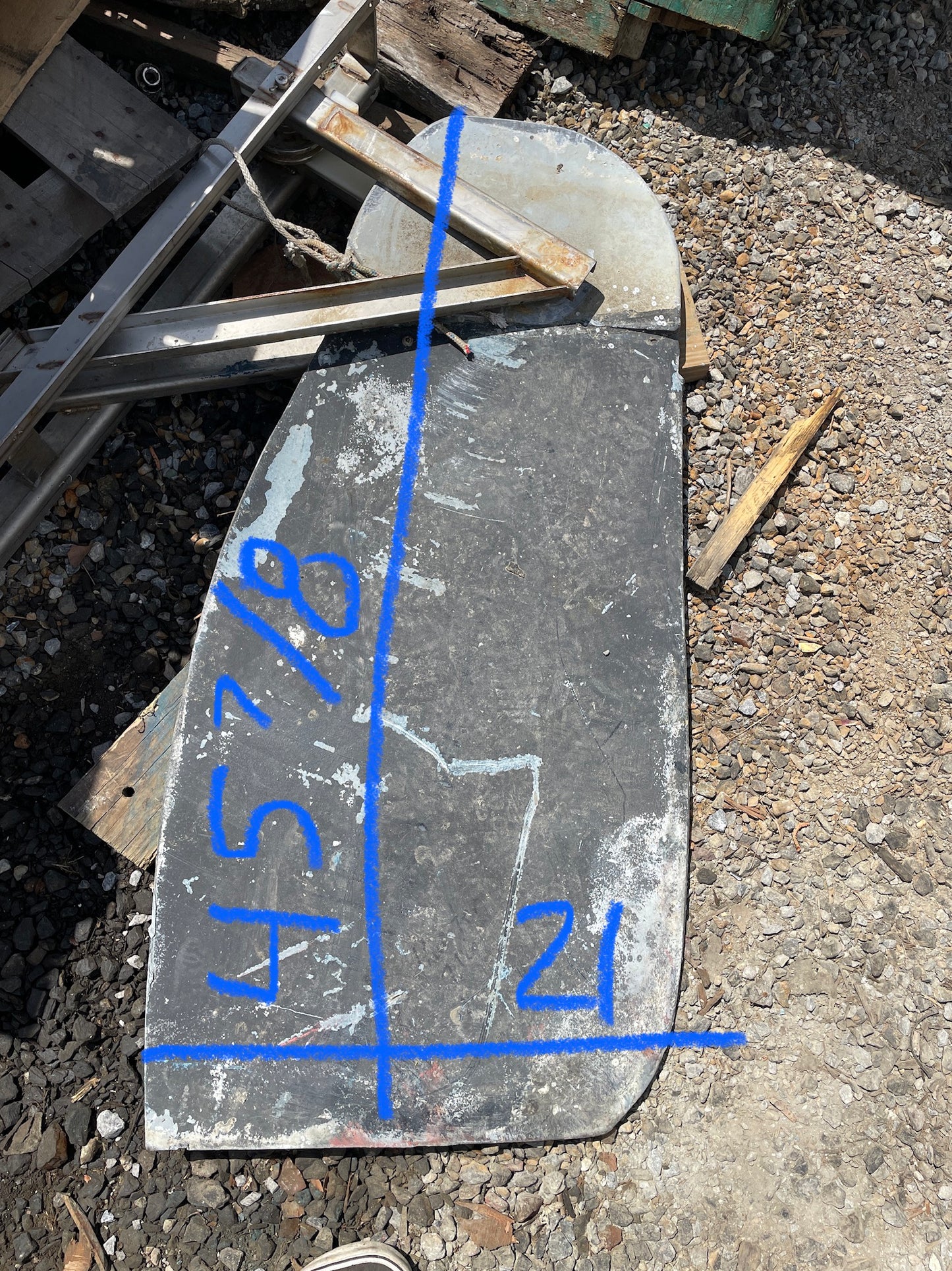 Hunter 216 Lead Keel