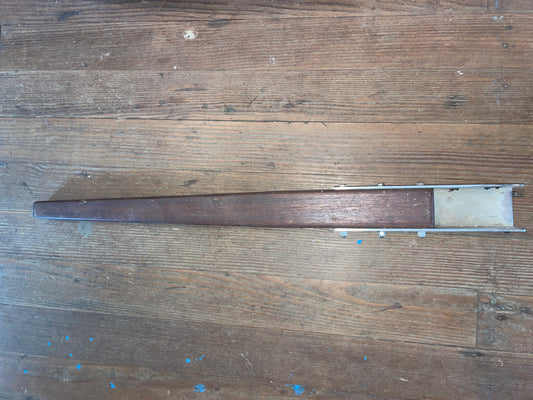 Short Teak Tiller Handle With Stainless Hardware Off Dufour 3800