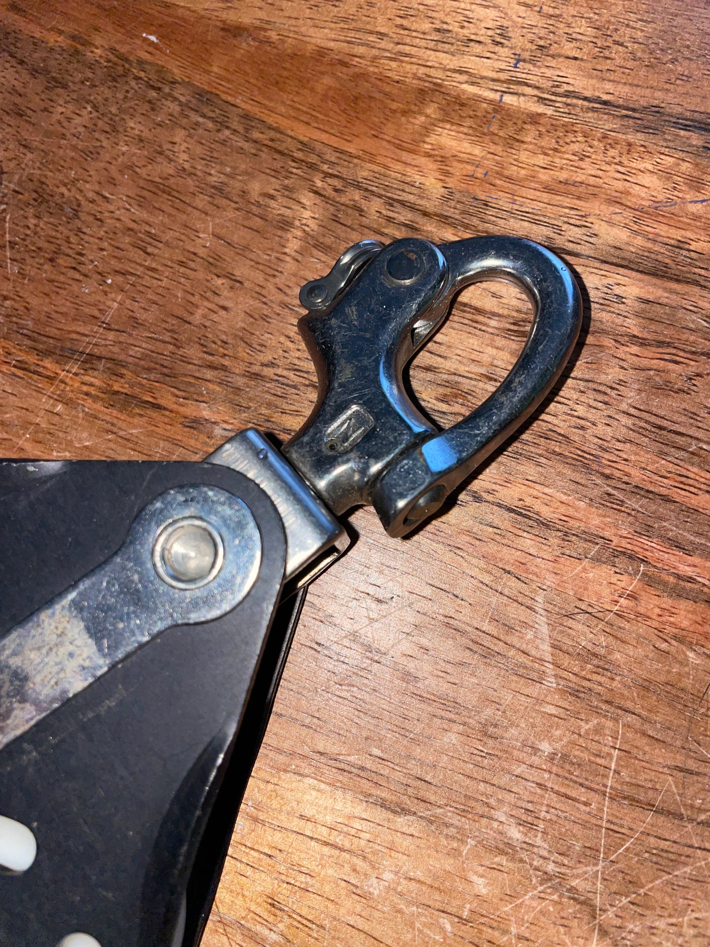 Fico Triple Fiddle Block With Shackle & Becket - 1/2” Line