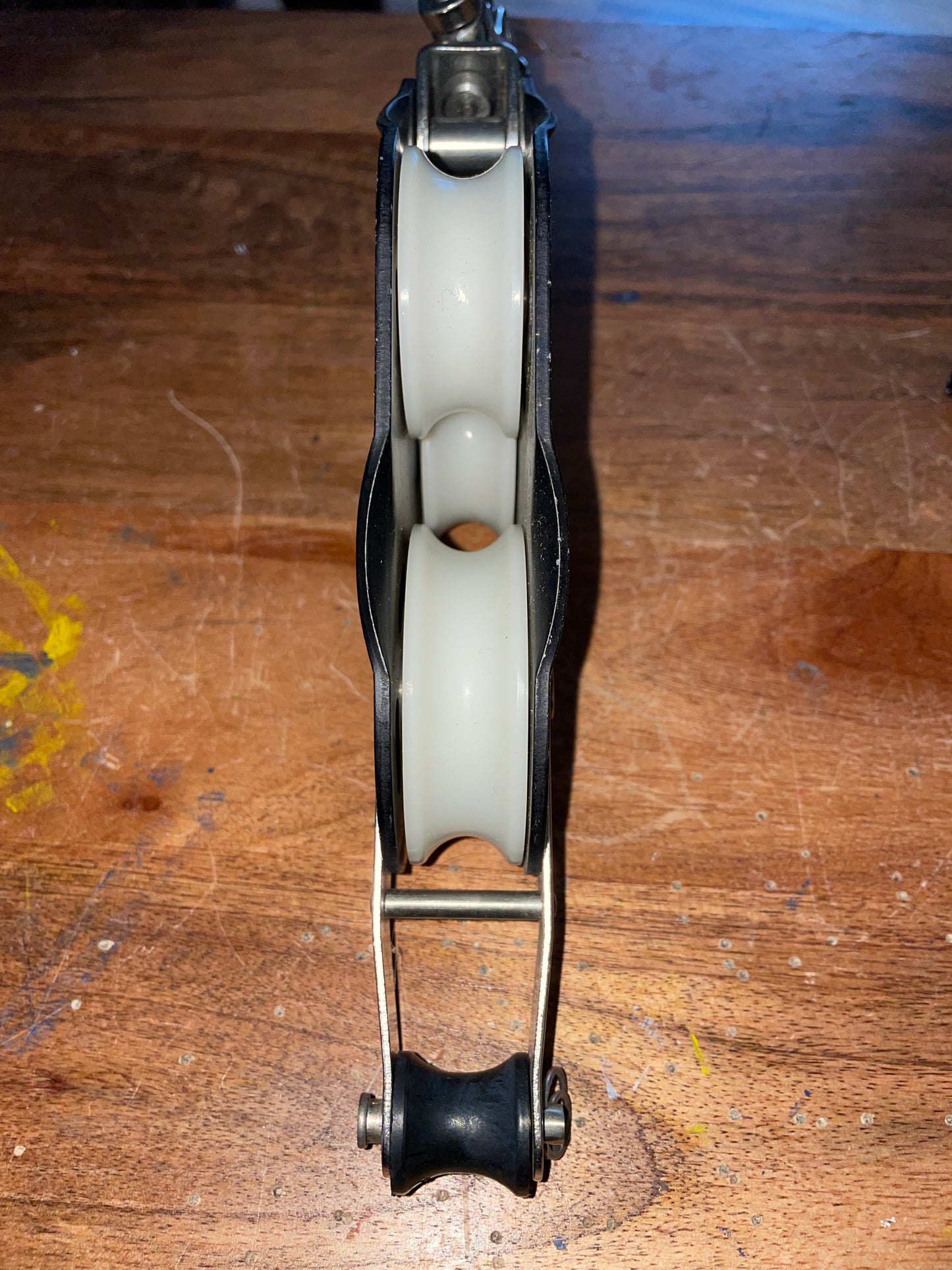 Fico Triple Fiddle Block With Shackle & Becket - 1/2” Line