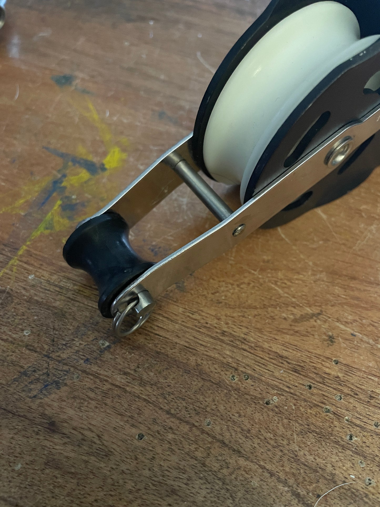 Fico Triple Fiddle Block With Shackle & Becket - 1/2” Line