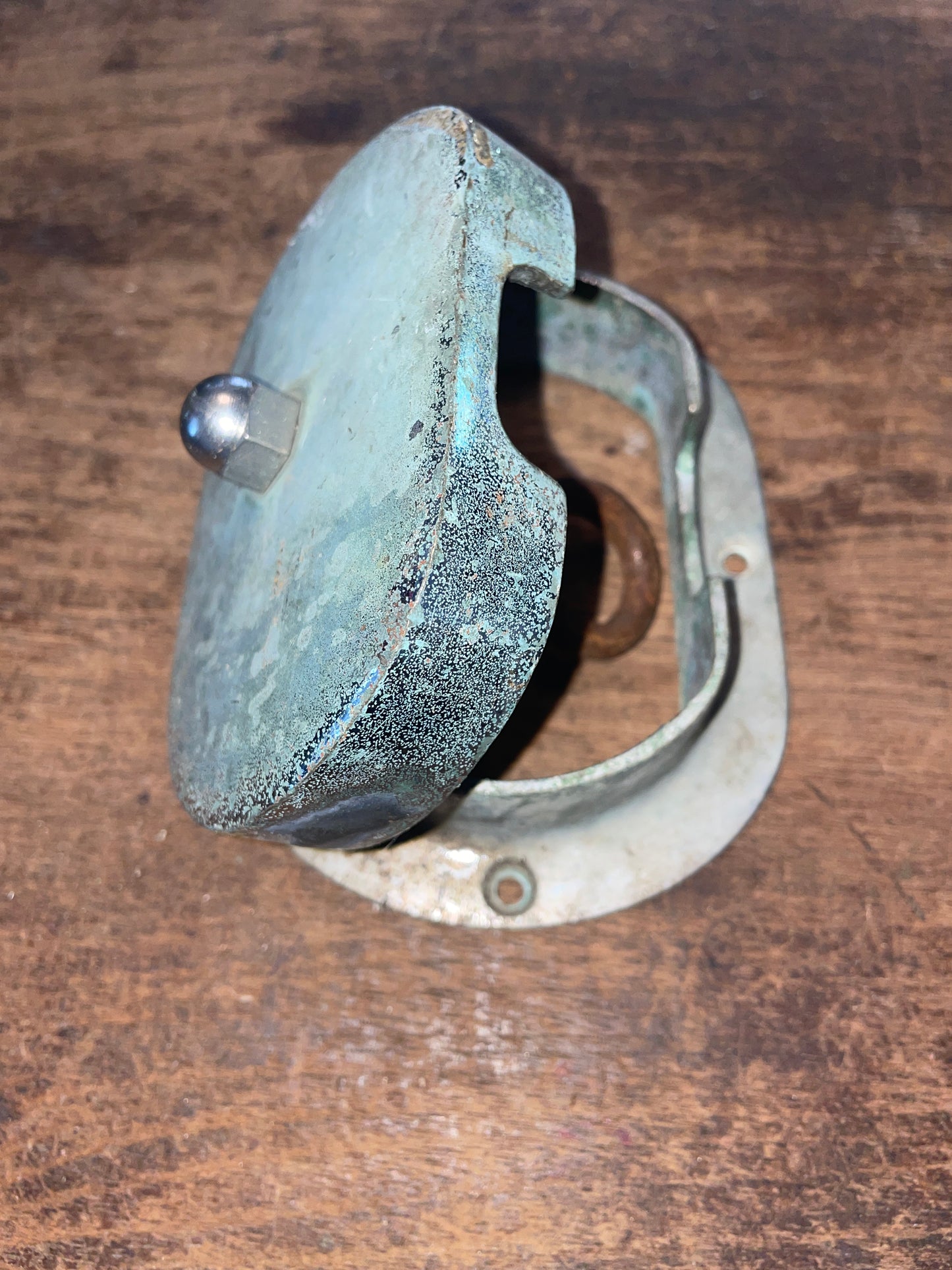 Perko 750-C Chromed Bronze Anchor Hawse- OD 5 1/4”L x 4”W