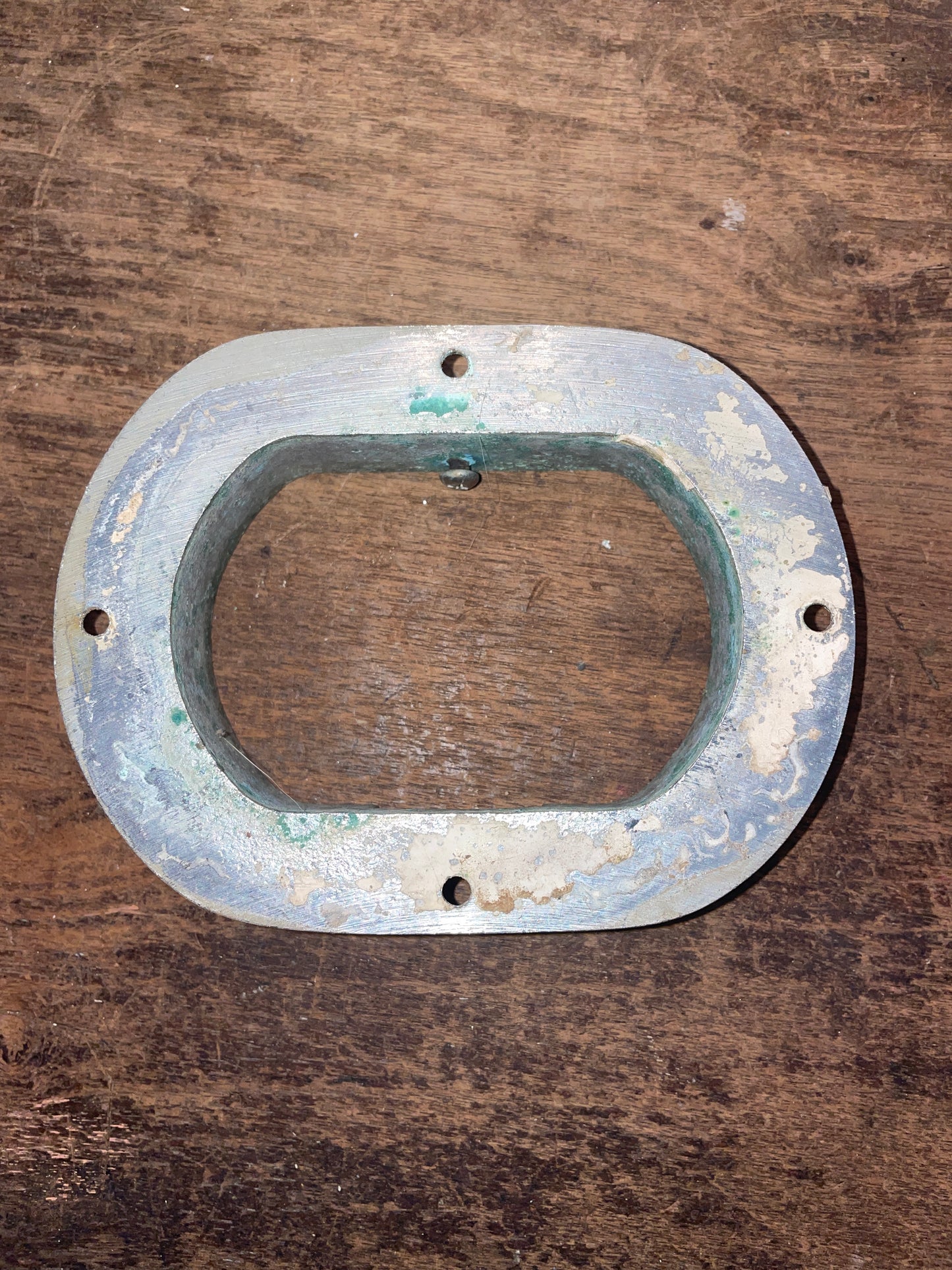 Perko 750-C Chromed Bronze Anchor Hawse- OD 5 1/4”L x 4”W