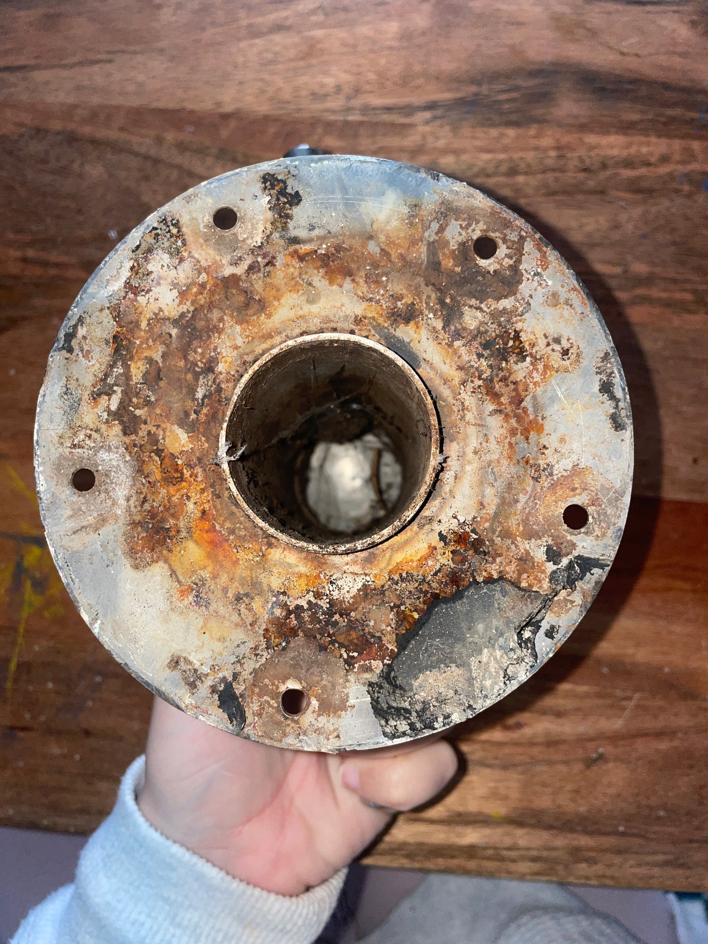 Stainless Steel Hollow Bollard Cleat - 5 3/8” Base