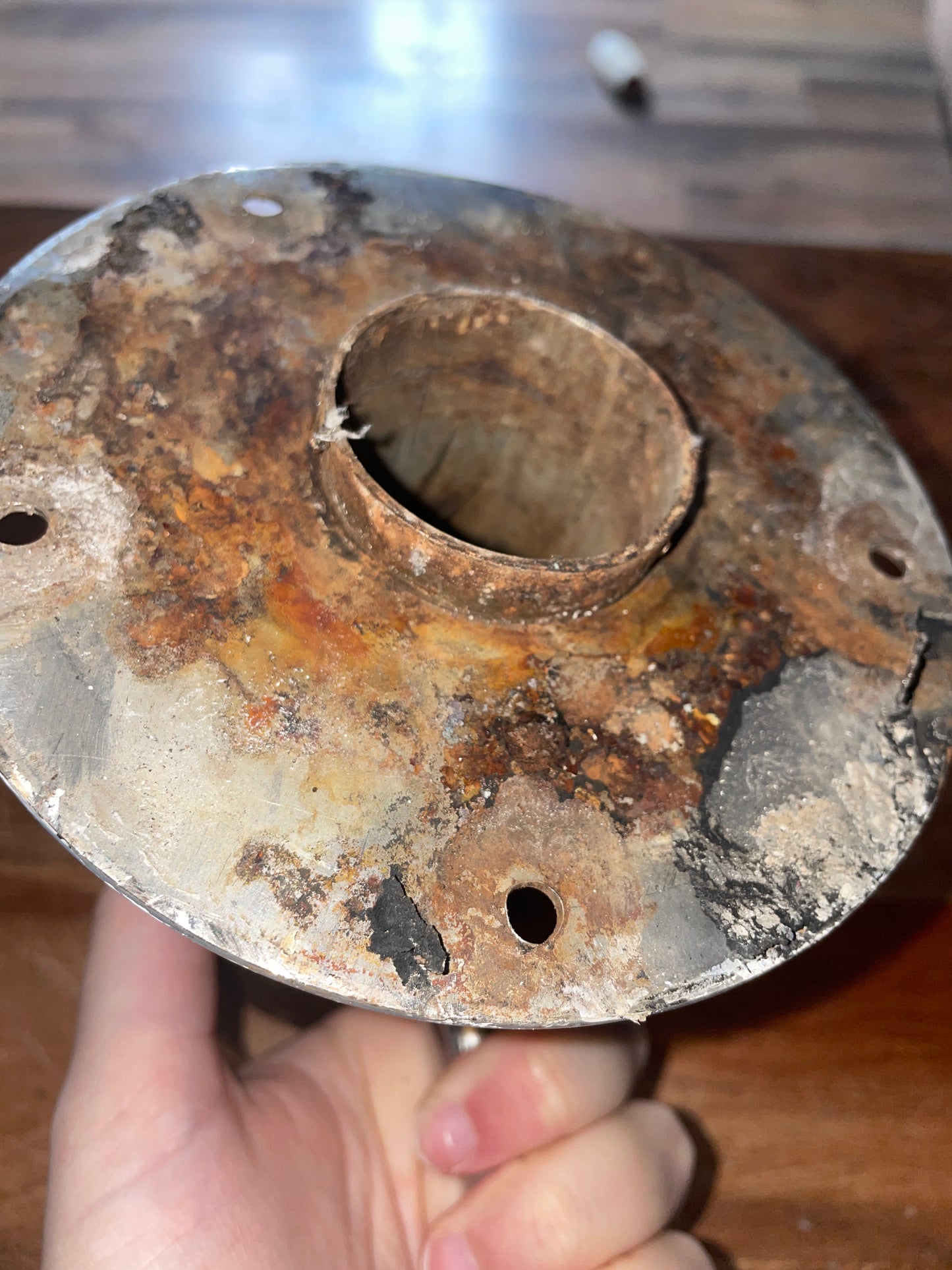 Stainless Steel Hollow Bollard Cleat - 5 3/8” Base