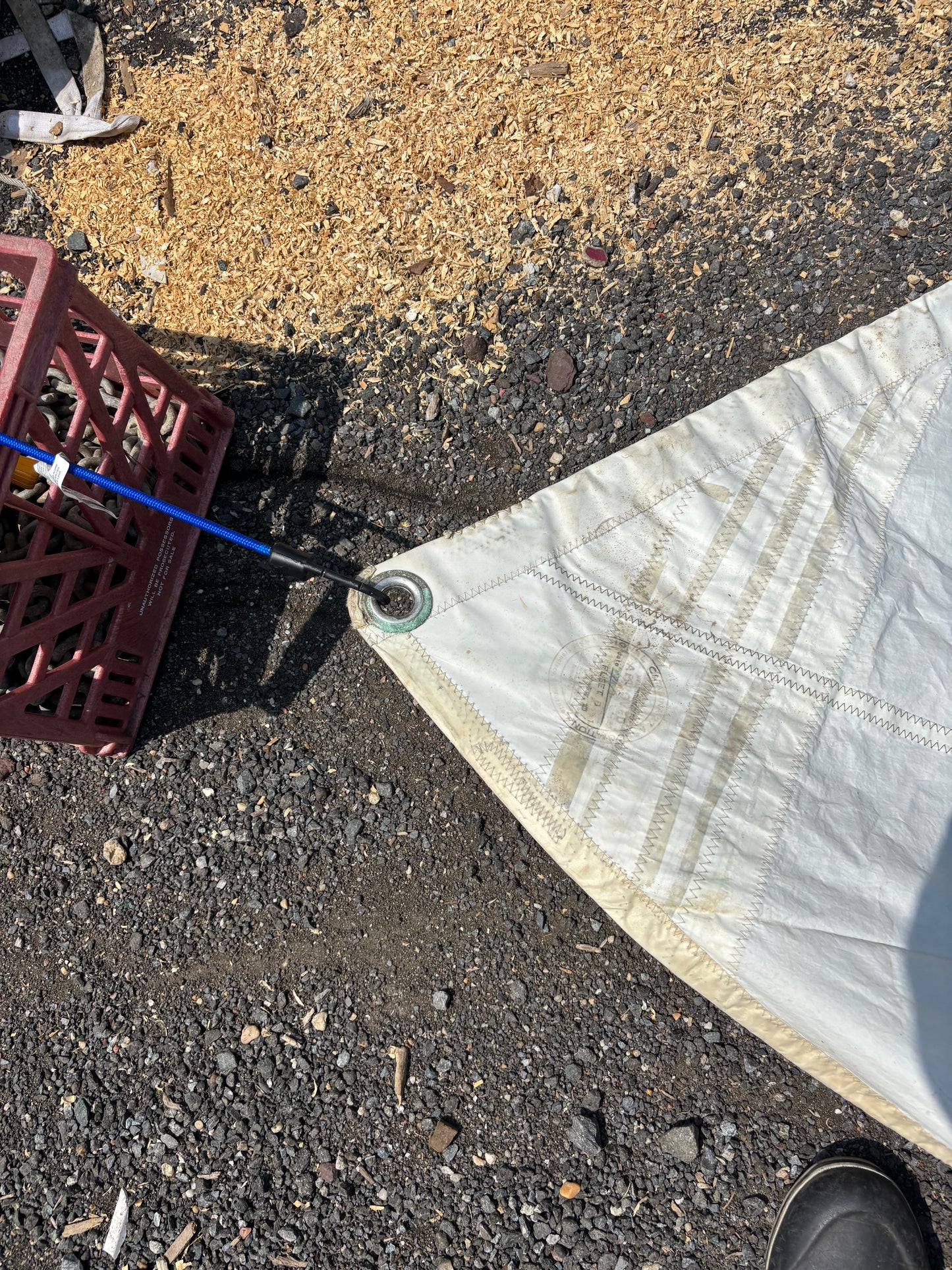 32’2” x 32’4” x 19’7” Numbered Head Sail