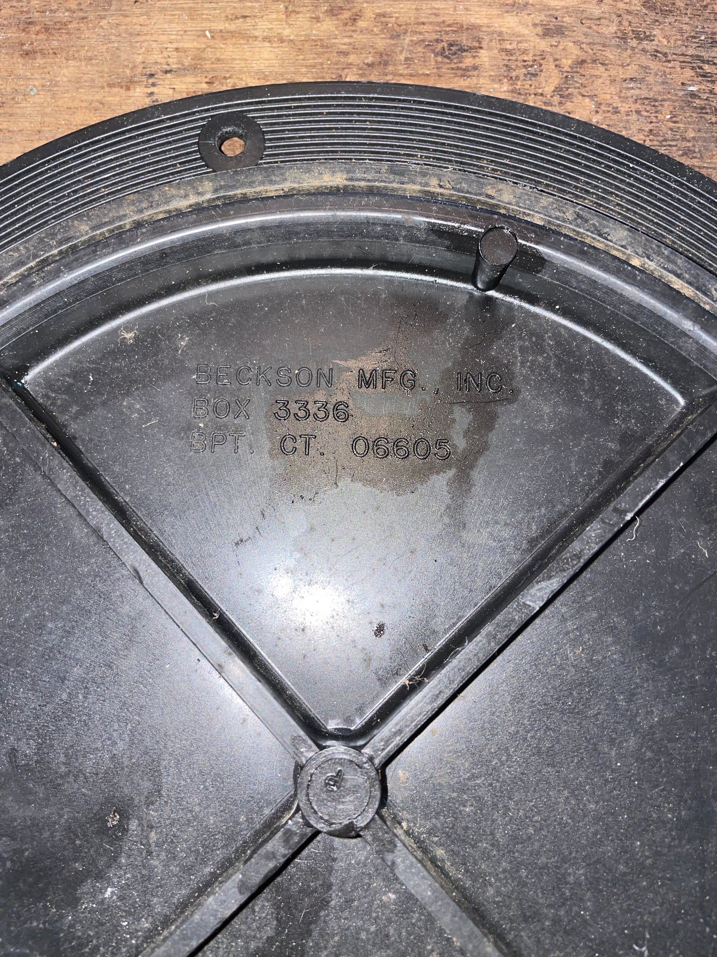 8” Insert Beckson Plastic Deck Plate- 10” Overall