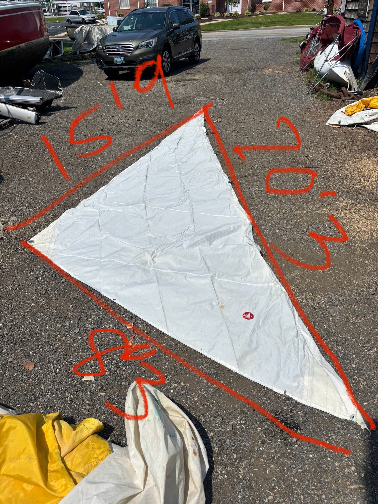 Watkins 27 15’9” Leech x 20’3” Luff x 8’3” Foot Jib Sail