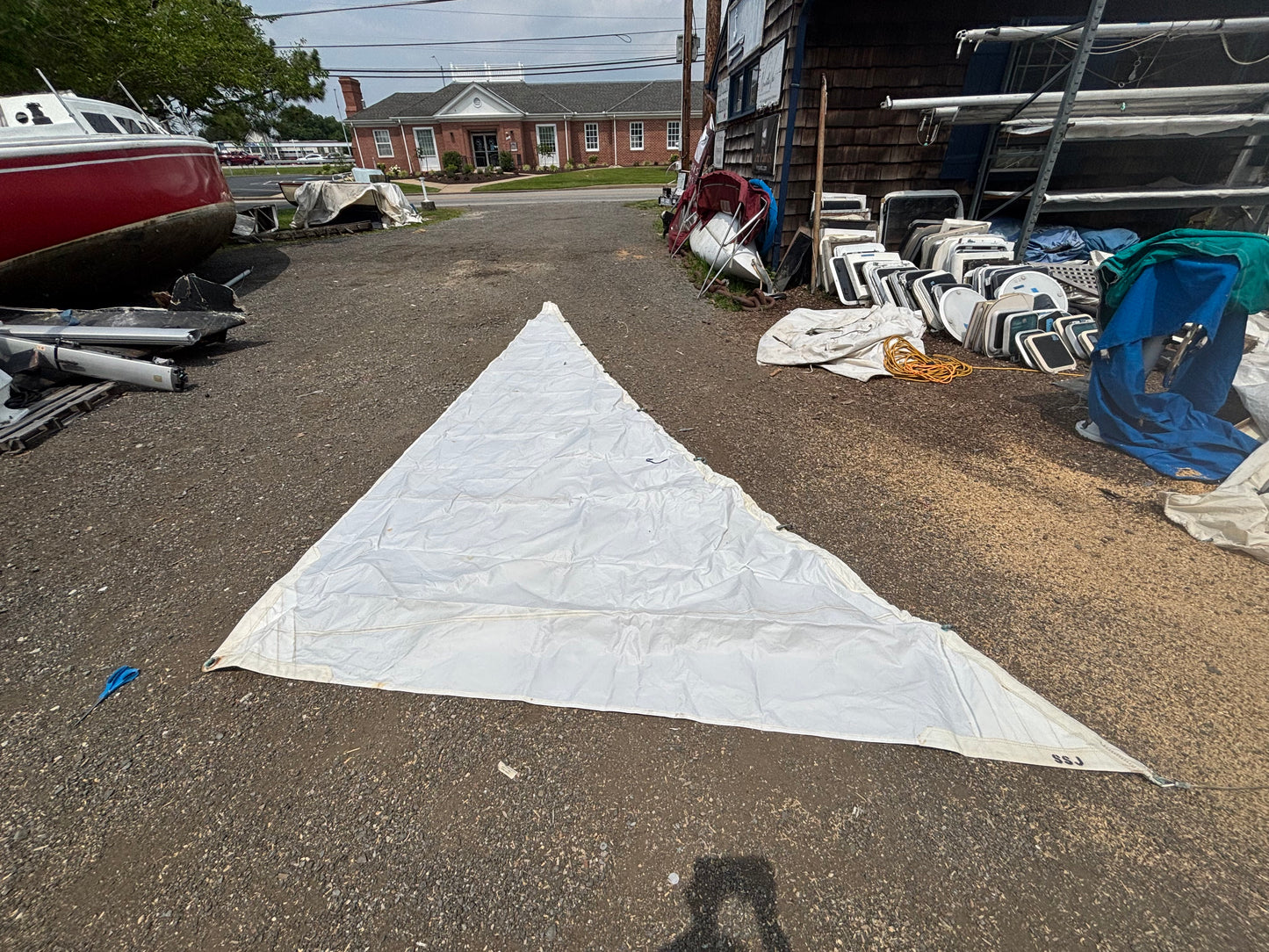 R38 Super Storm Jib Sail — 20’5” Luff x 17’5” Leech x 9’5” Foot