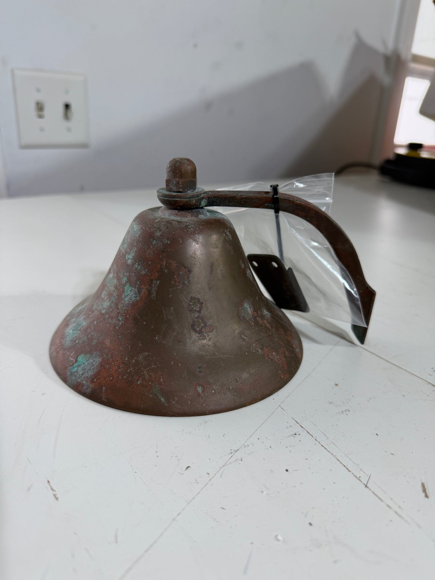 Brass Bell - Stainless Dinger - 5 1/2" Diameter.