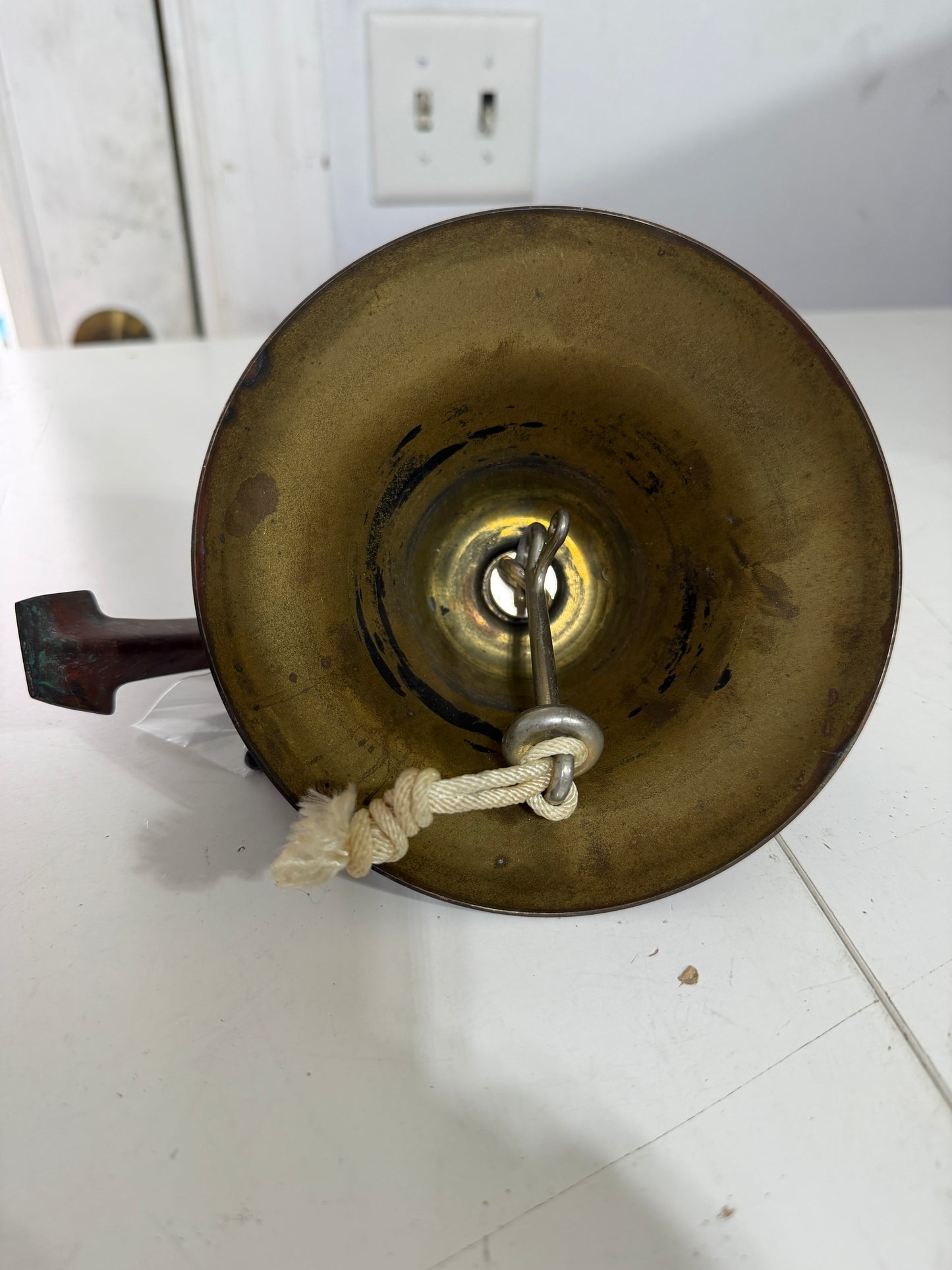 Brass Bell - Stainless Dinger - 5 1/2" Diameter.