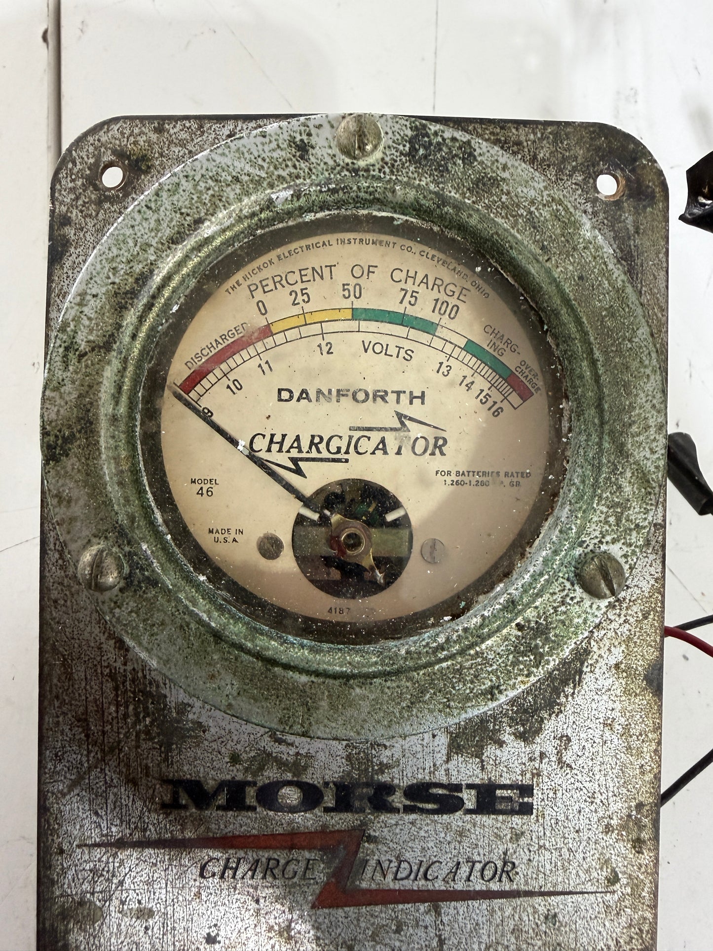 Vintage Morse Charge Indicator Off Allied Seabreeze 33