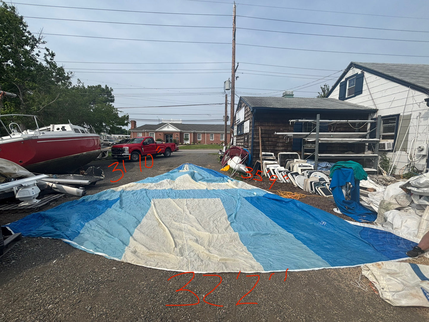 Asymmetrical Spinnaker — 35’9” x 31’10” x 32’2”