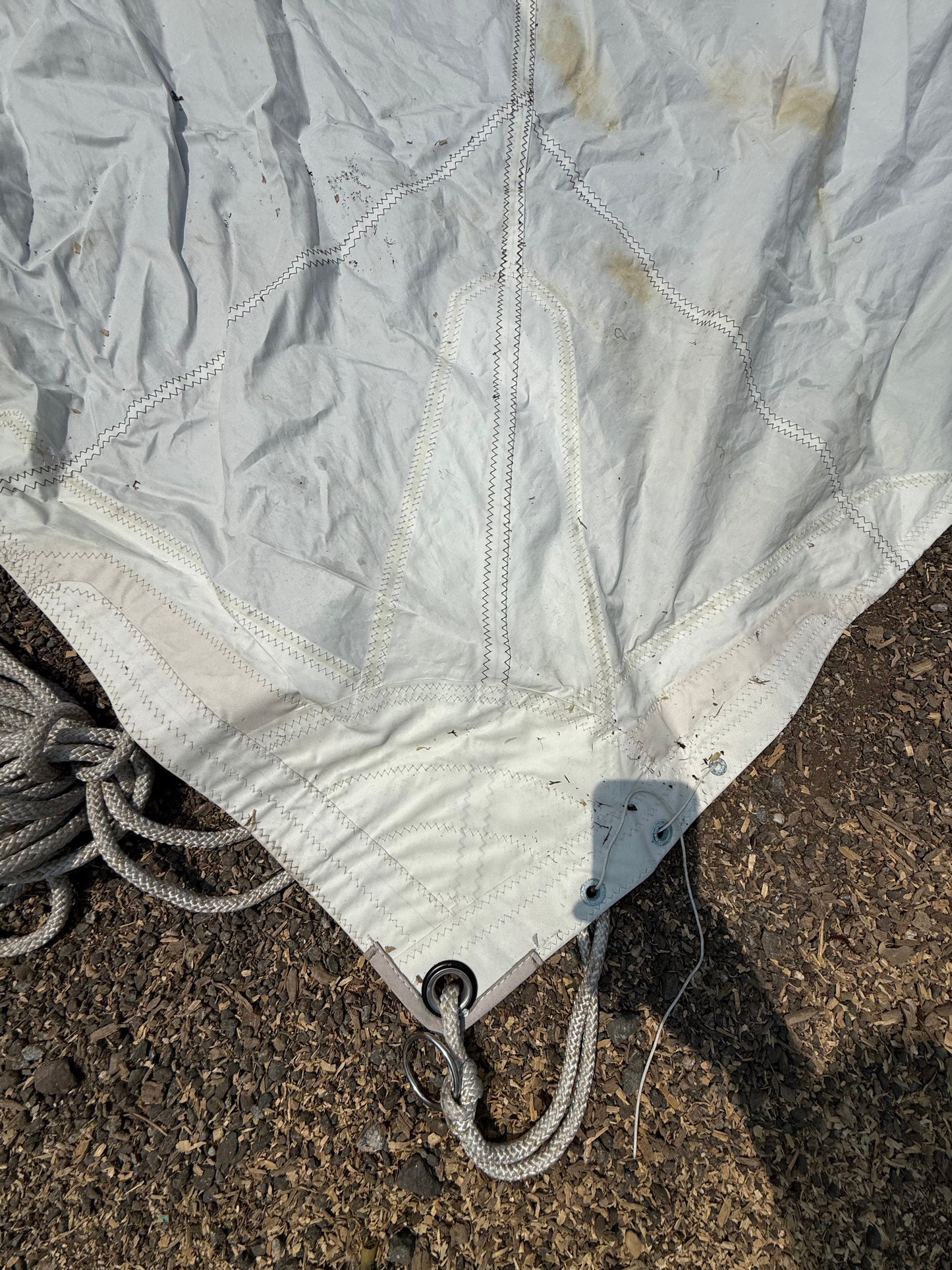 Seafarer Jib Sail — 22’2” Luff x 19’5” Leech x 8’7” Foot