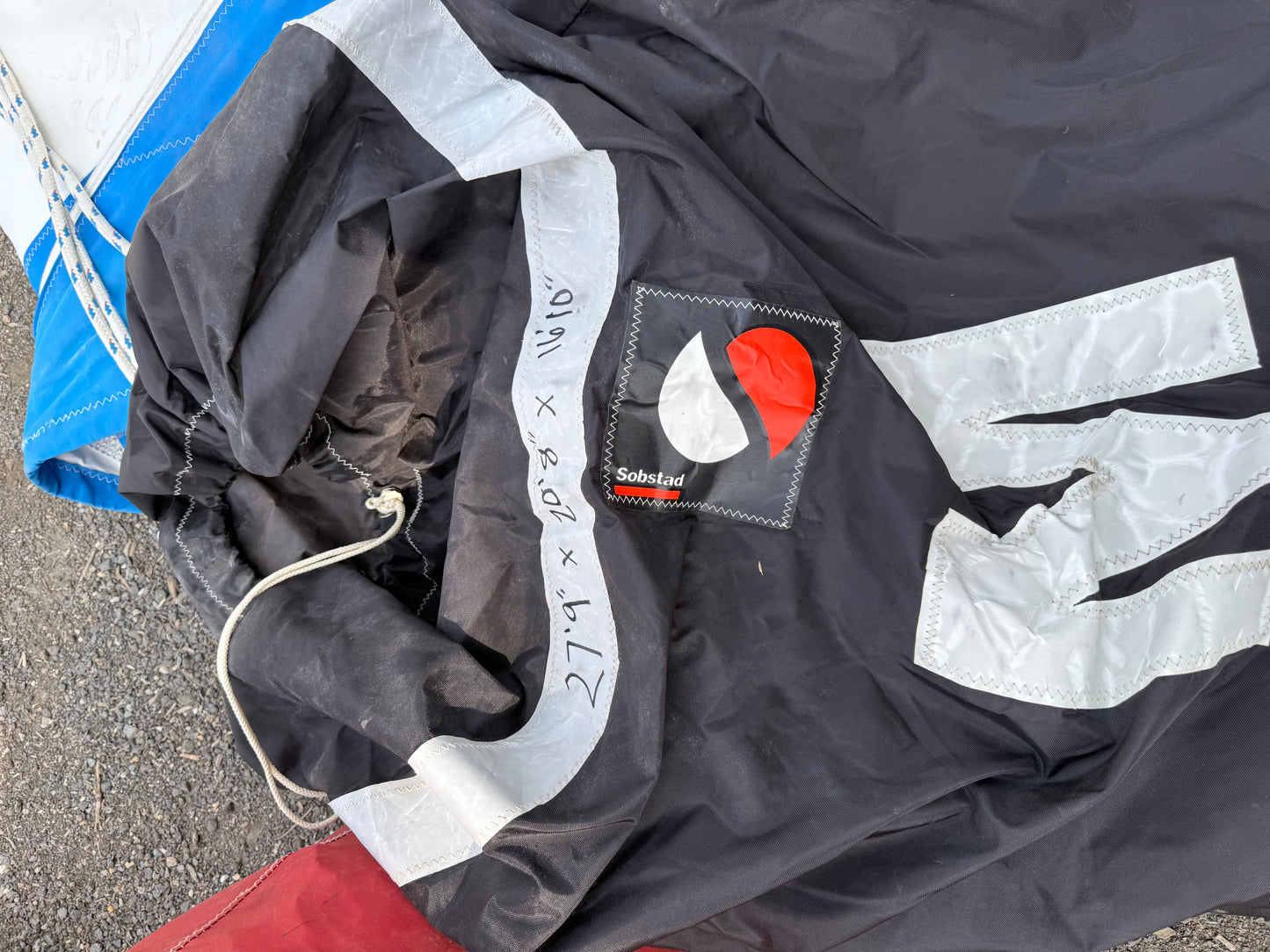 119 Numbered Performance Sail — 27’9” x 20’8” x 16’10”