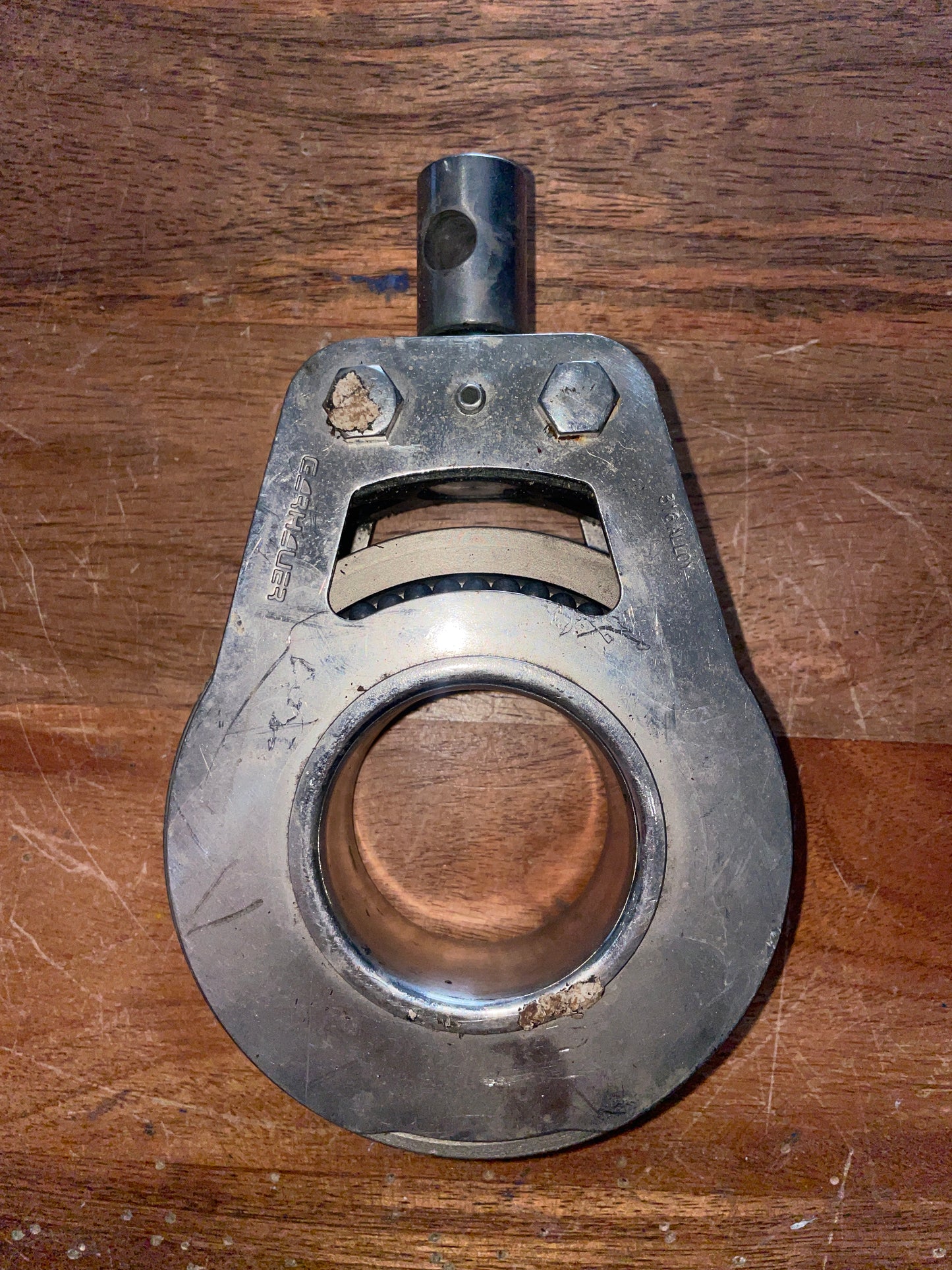 LARGE Garhauer 316 Alloy 4” Single Sheave Single Block - 3/4” Line