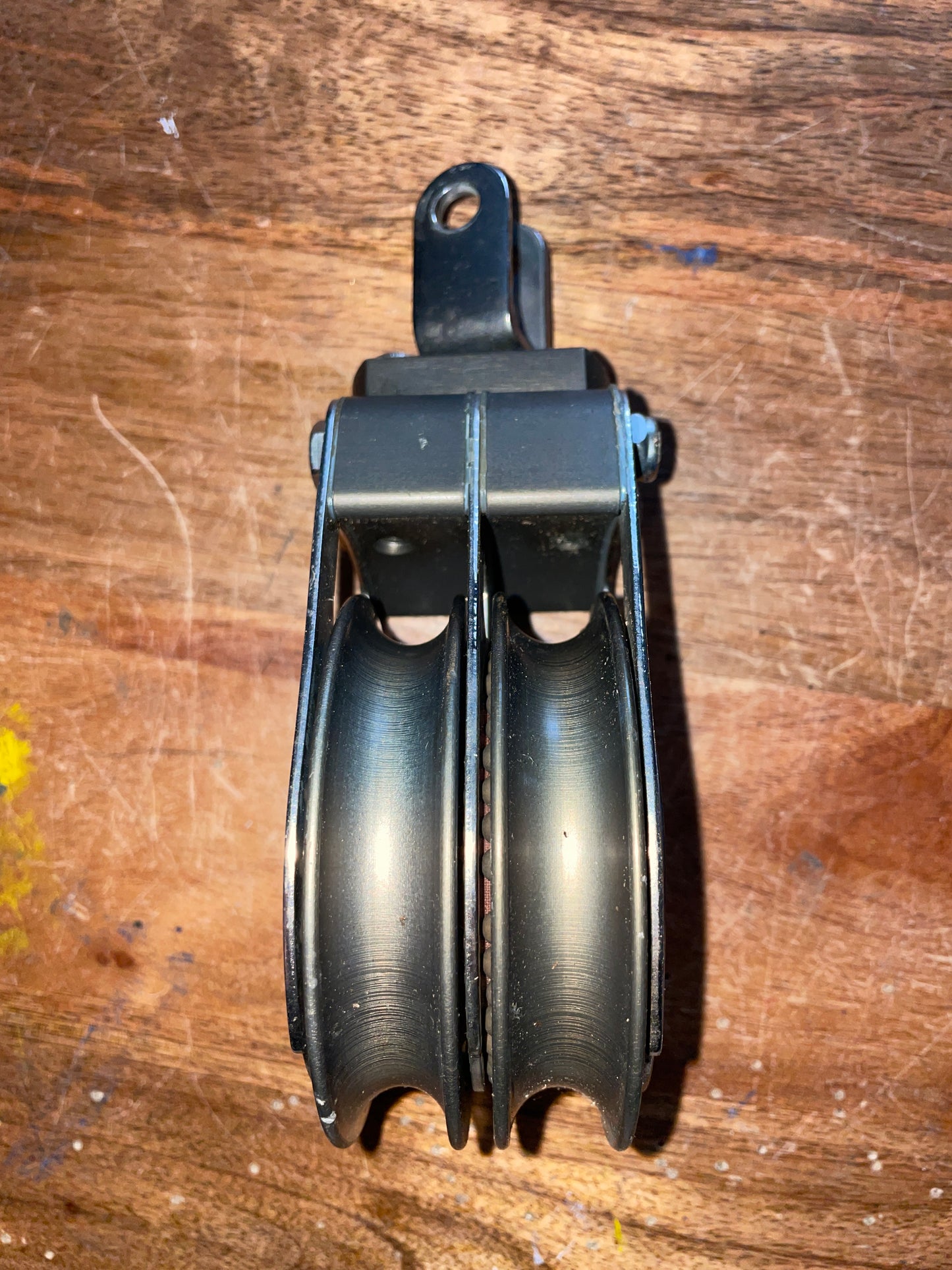 Garhauer 316 Alloy 3 1/4” Sheaved Double Swivel Block - 1/2” Line