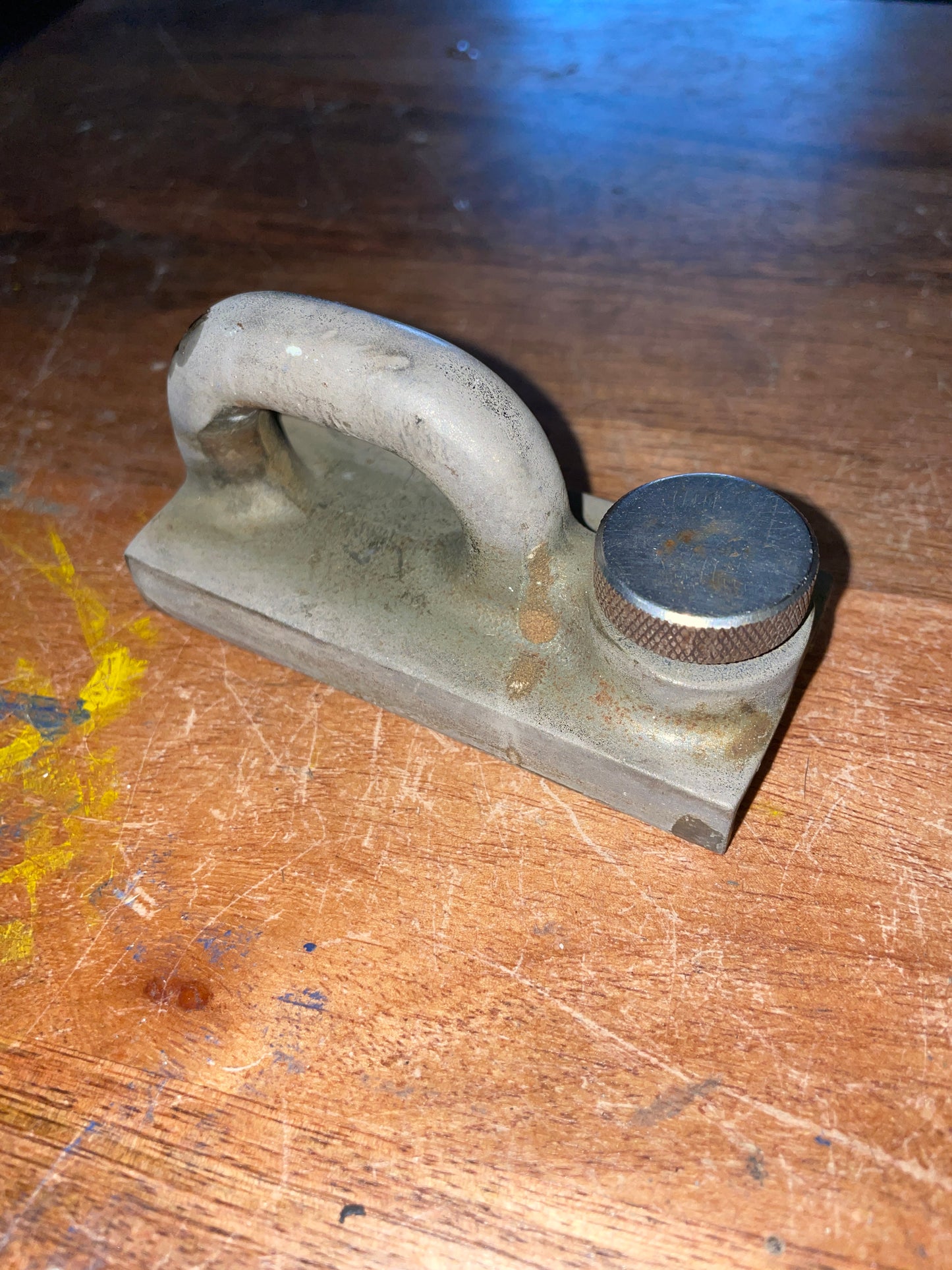 Chromed Bronze 1 1/4” Screw Top Track Car - 1 3/8” x 5/8” Eye