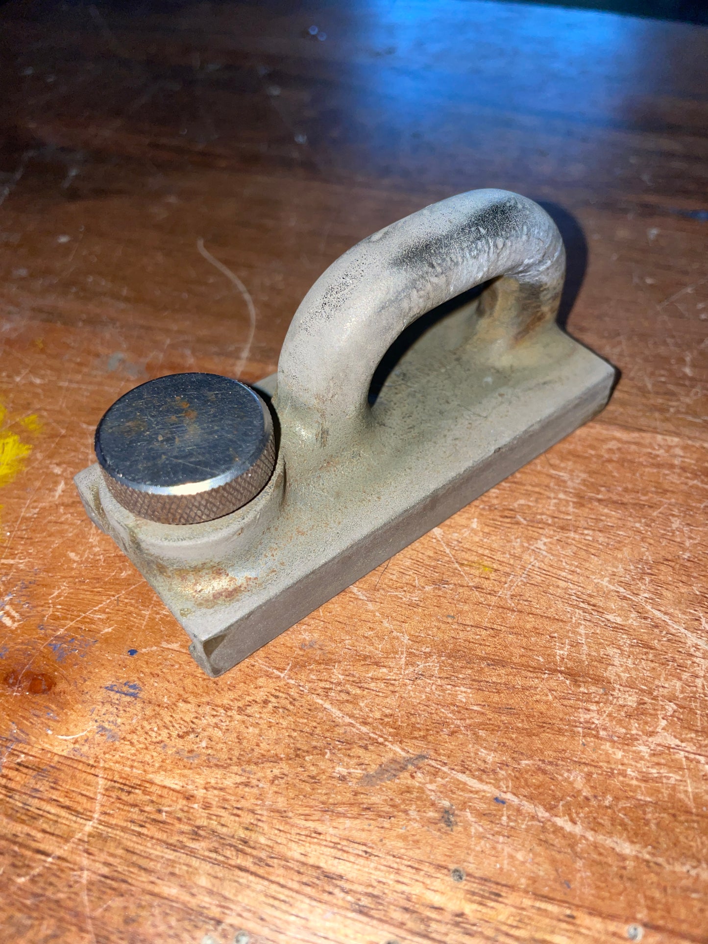 Chromed Bronze 1 1/4” Screw Top Track Car - 1 3/8” x 5/8” Eye