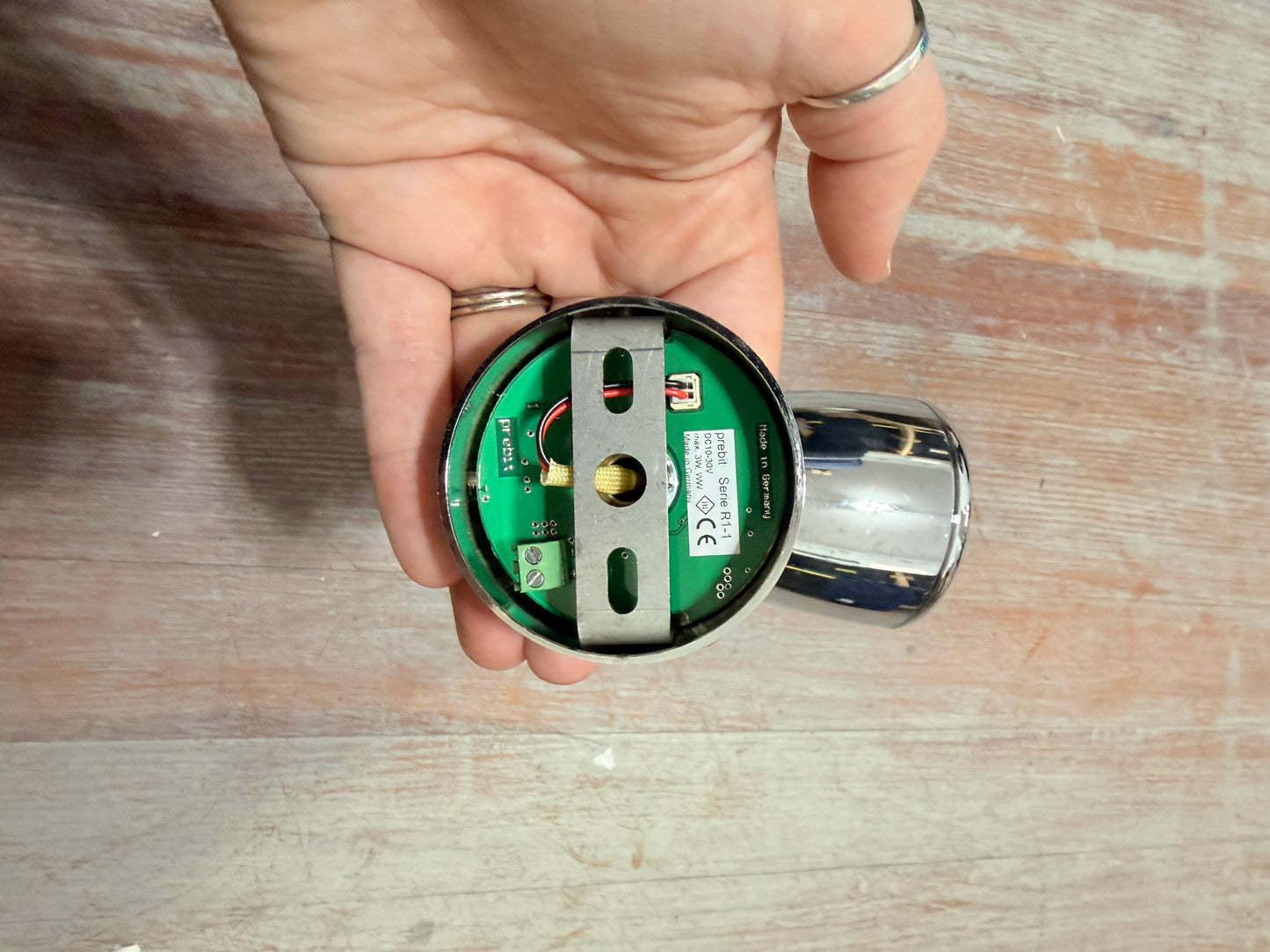 Munich Chrome With Chrome Metal Shade & Switch Dimmer Light - NEW IN BOX