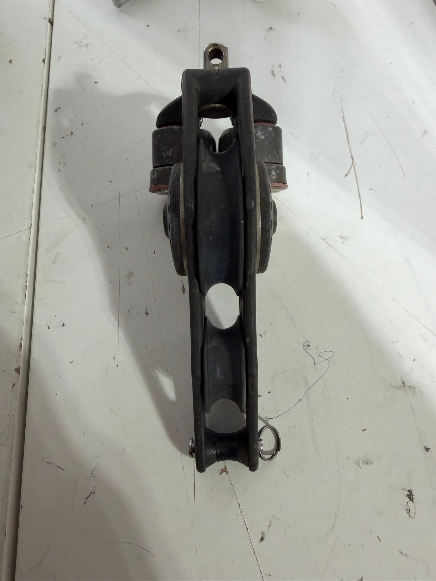 Harken 57C Fiddle Block With Cam Cleat & Becket - 7/16" Line