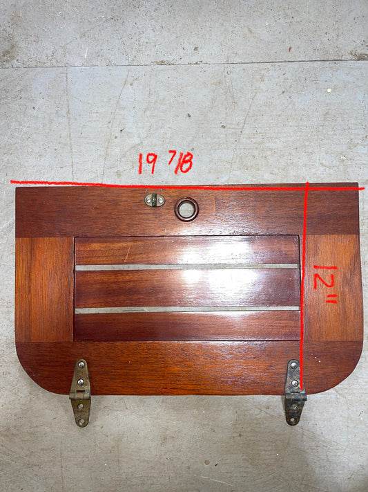 Cabo Rico 38 Interior Panel Door - 19 7/8” Long x 12” Wide x 1/2” Thick