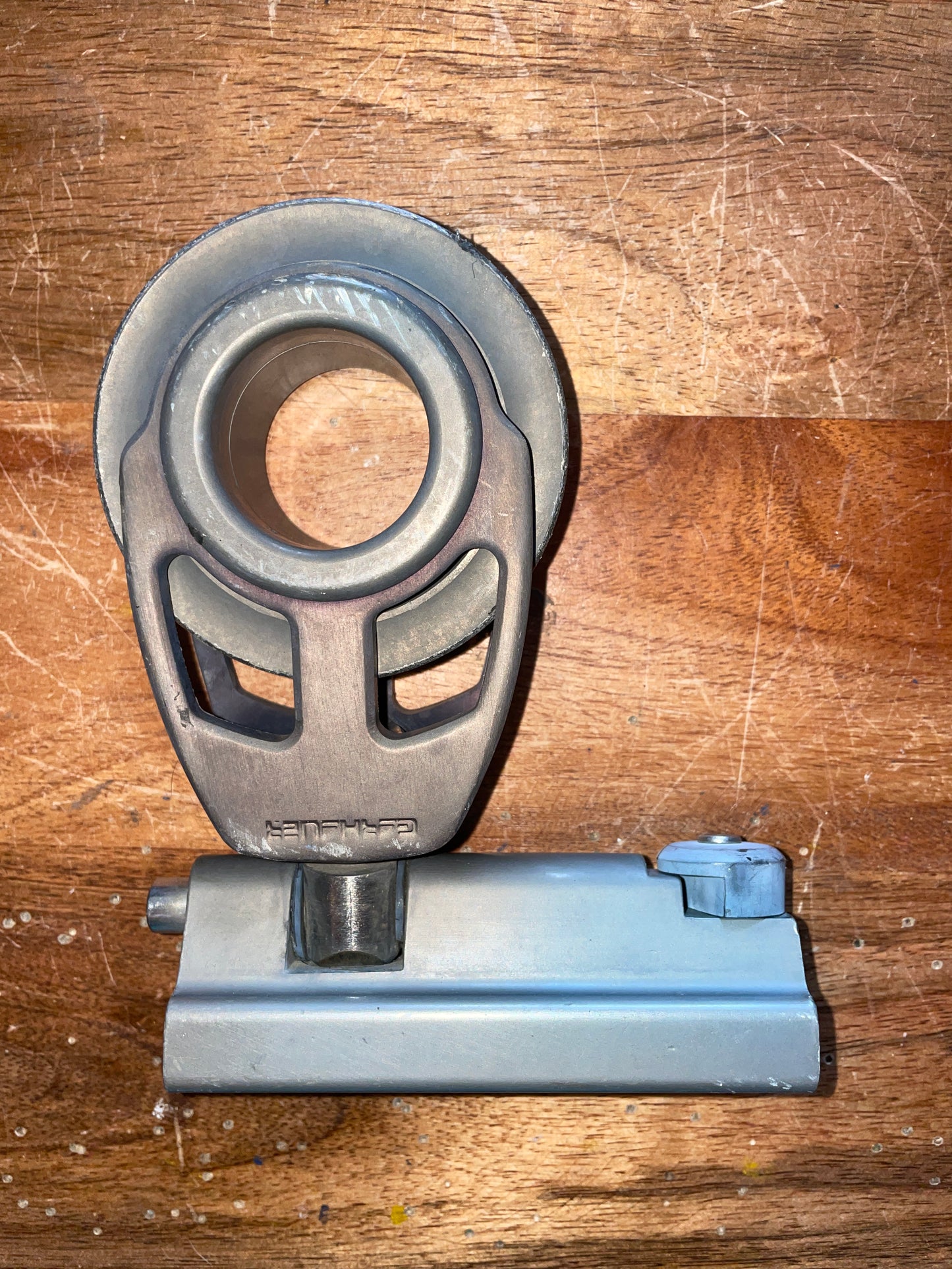 Large Garhauer 3” Sheave - 1/2” Line Block Car FOR 1” Track